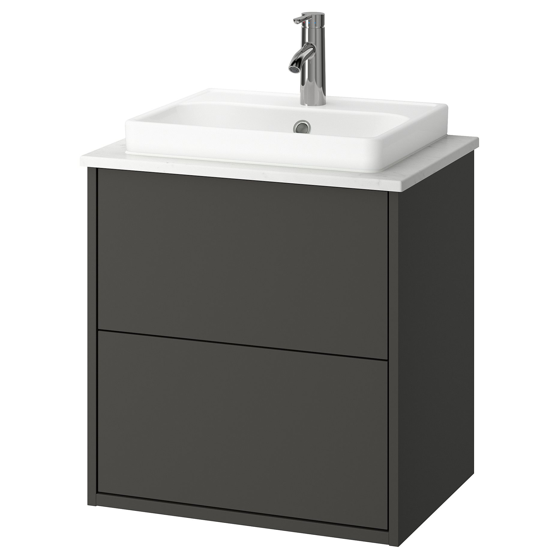 HAVBACK/ORRSJON, wash-stand with drawers/wash-basin/tap, 62x49x71 cm, 095.139.58