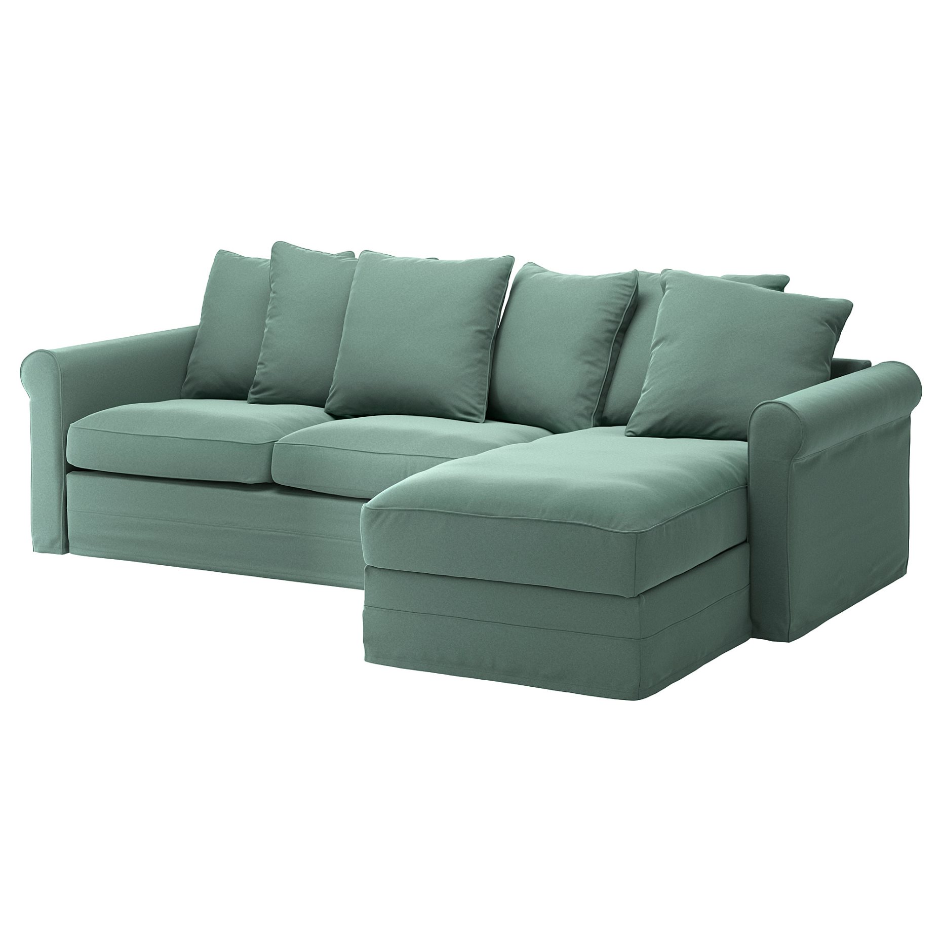 GRÖNLID, τριθέσιος καναπές-κρεβάτι με σεζλόνγκ, 095.366.10