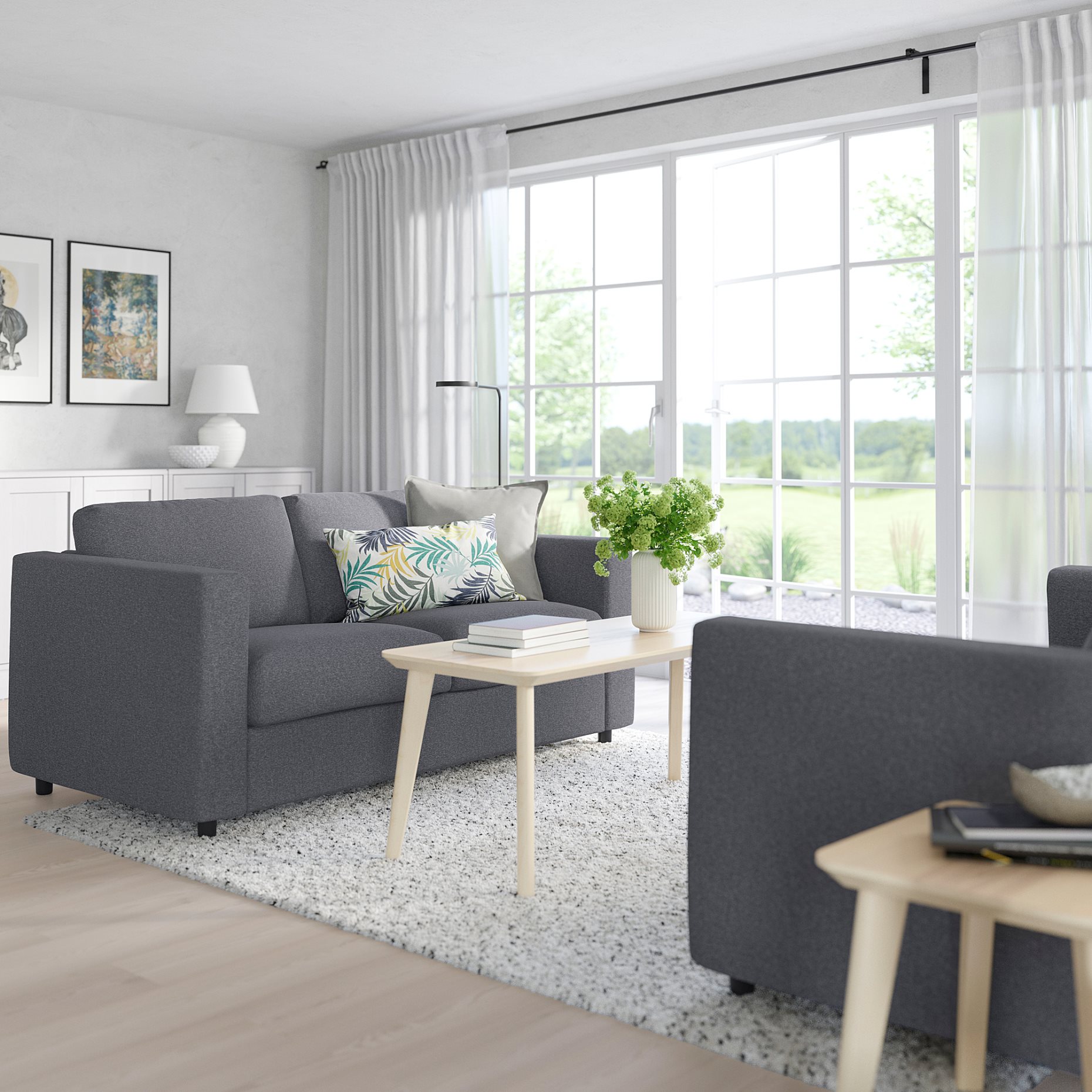 VIMLE, 2-seat sofa-bed, 095.452.71