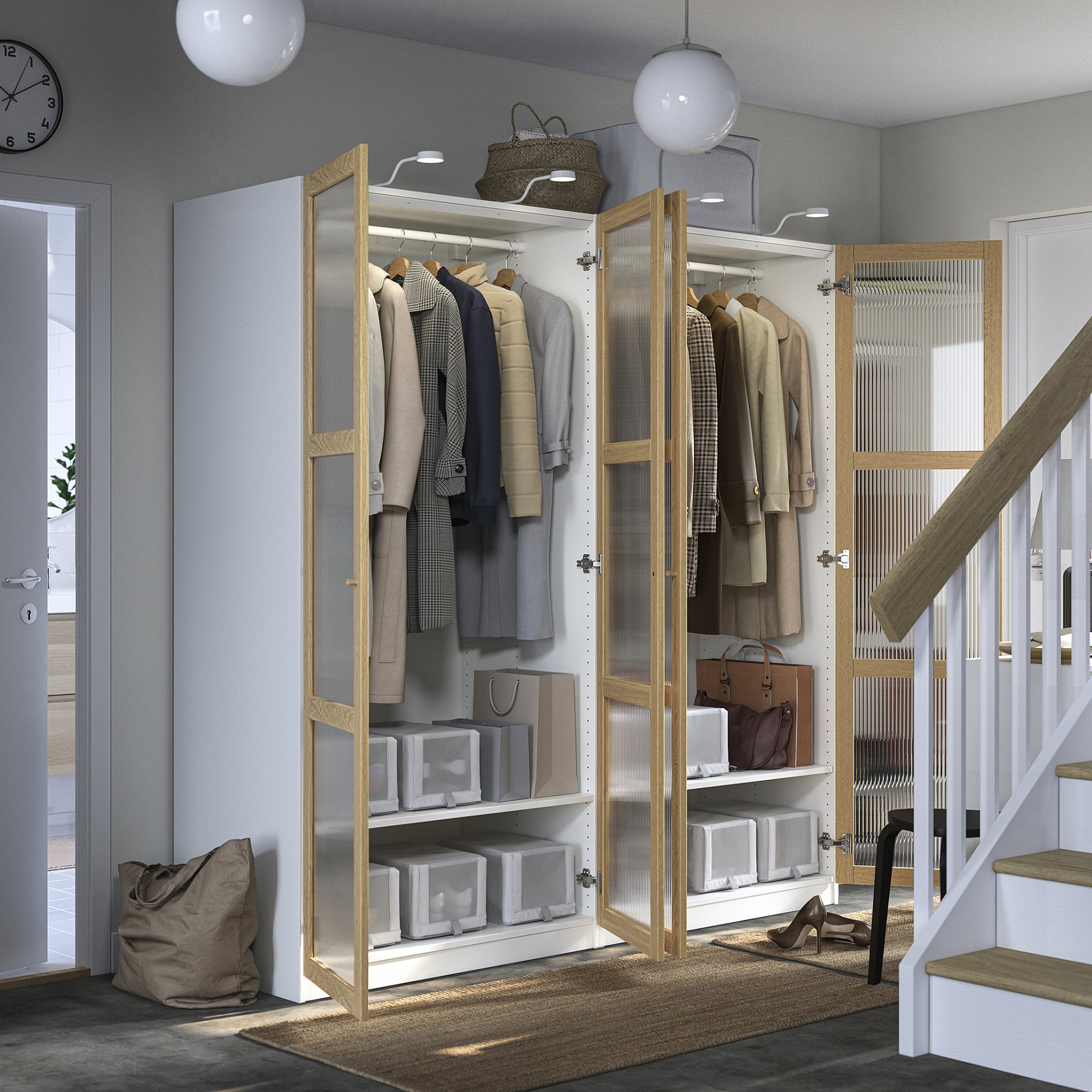 PAX/TONSTAD, συνδυασμός ντουλάπας, 200x60x201 cm, 095.493.68