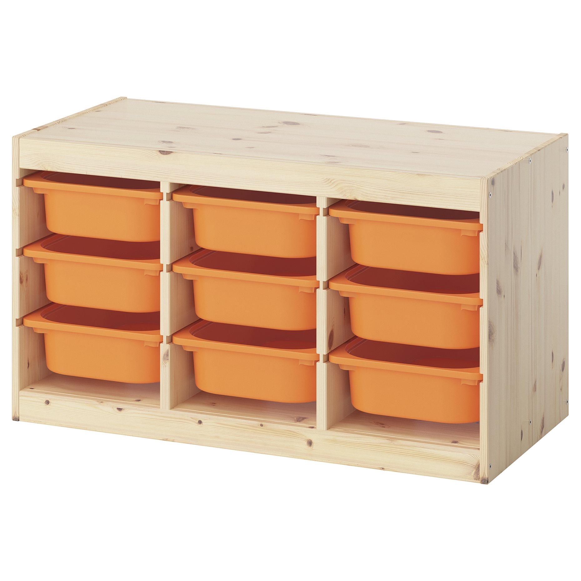 TROFAST, storage combination with boxes, 93x44x52 cm, 095.748.57
