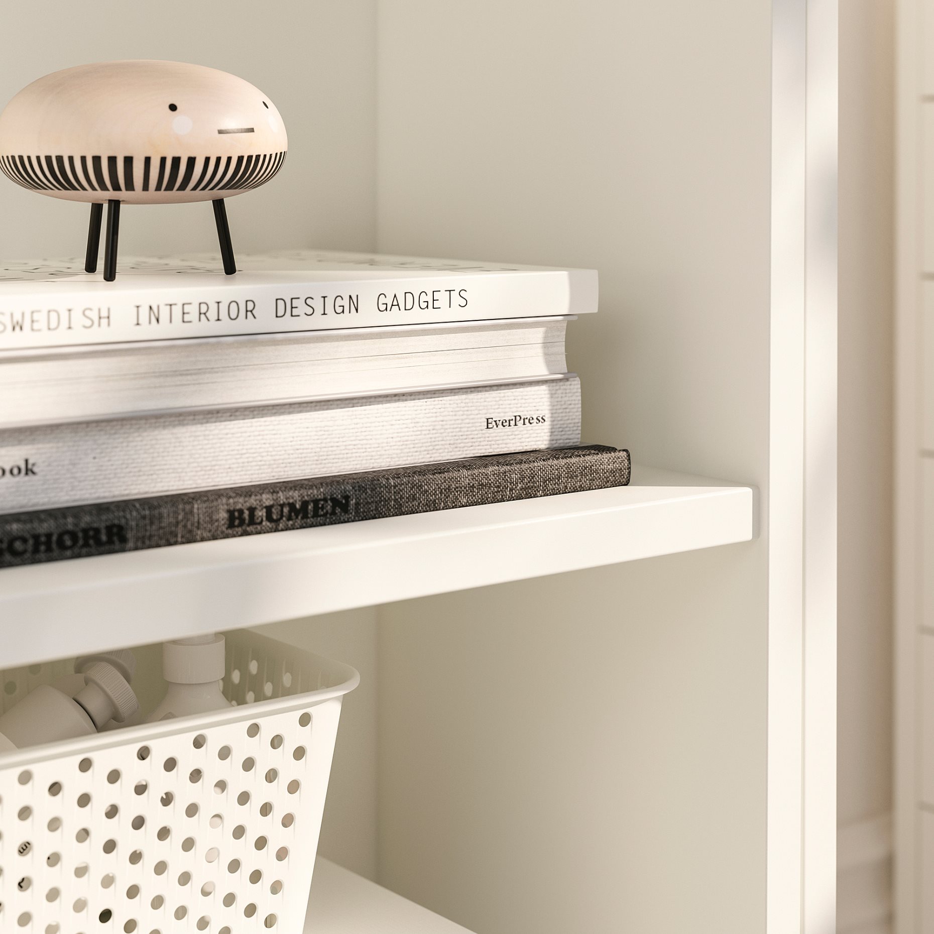 BILLY/EKET, σύνθεση βιβλιοθήκης με πτυσσόμενο τραπέζι, 80x106 cm, 095.906.59