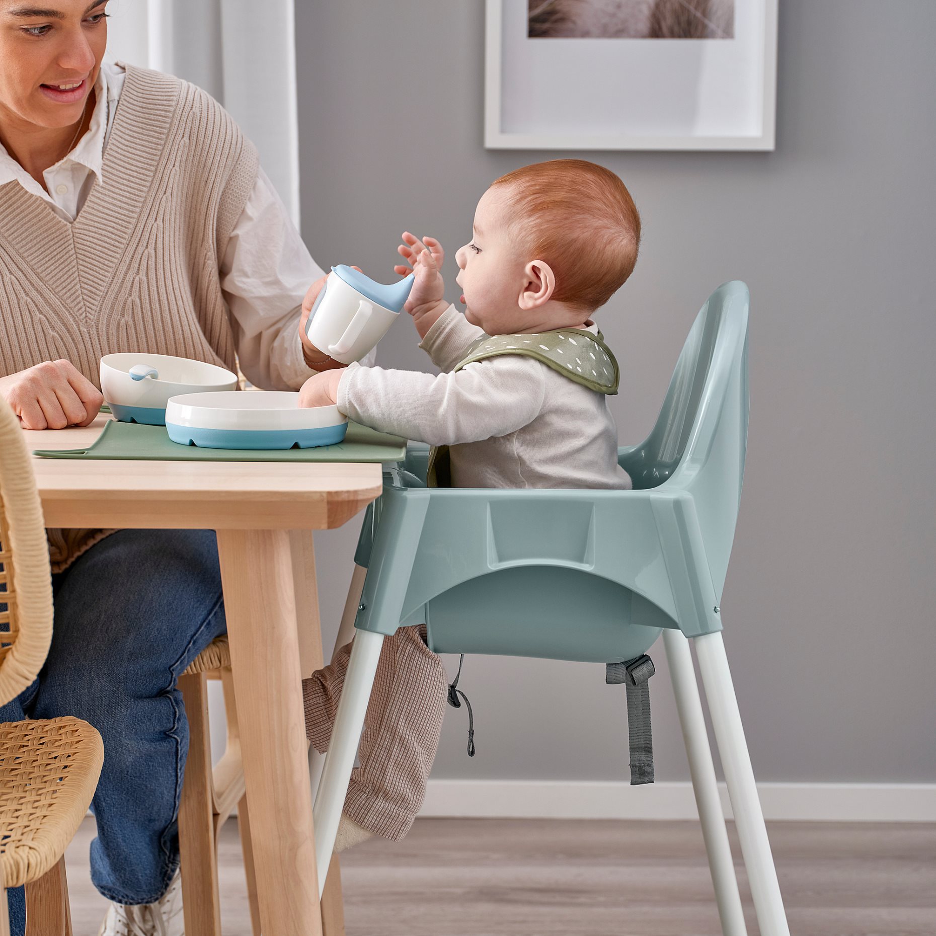 ANTILOP, highchair with safety belt, 095.978.87