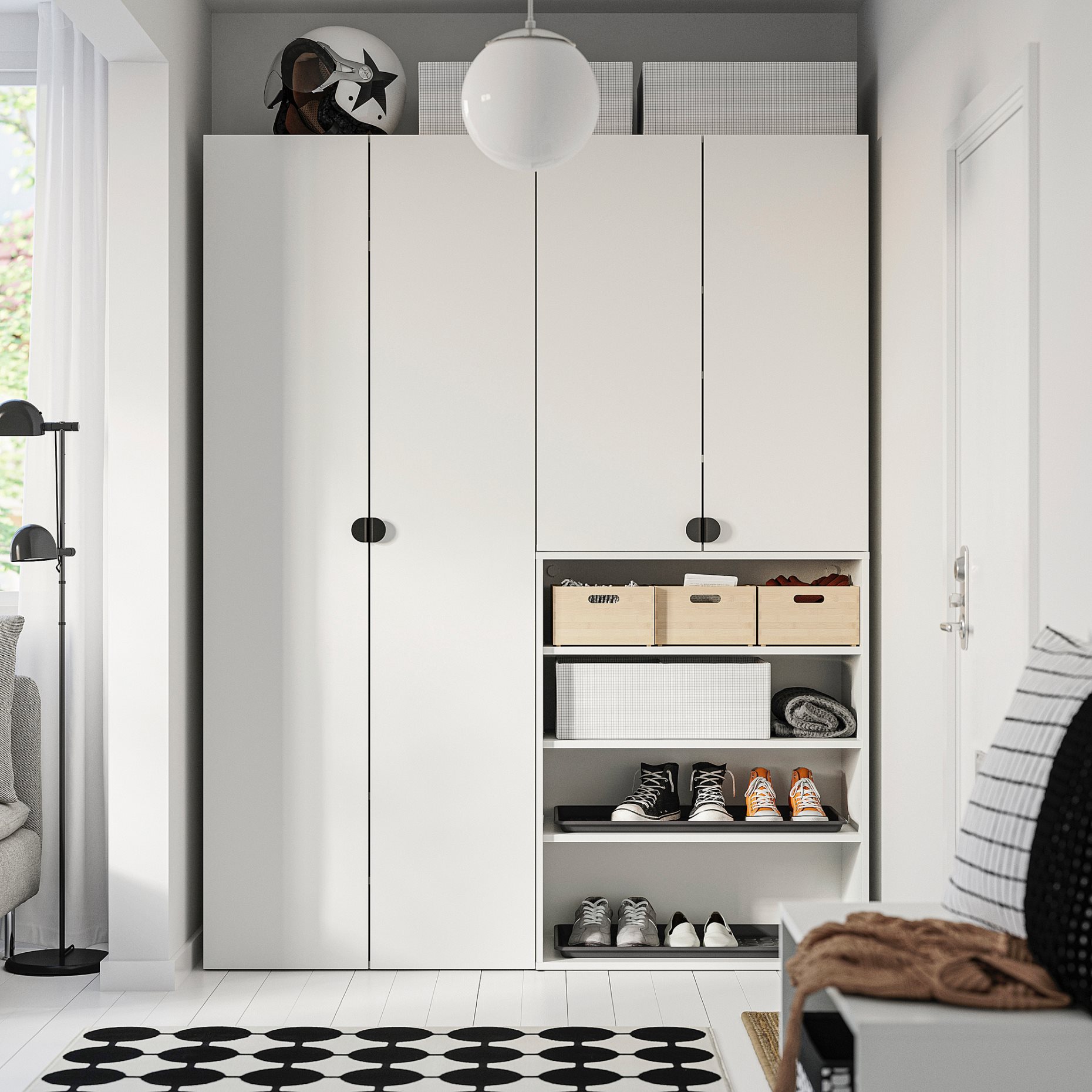 LASTARE, wardrobe combination, 160x42x200 cm, 096.033.84