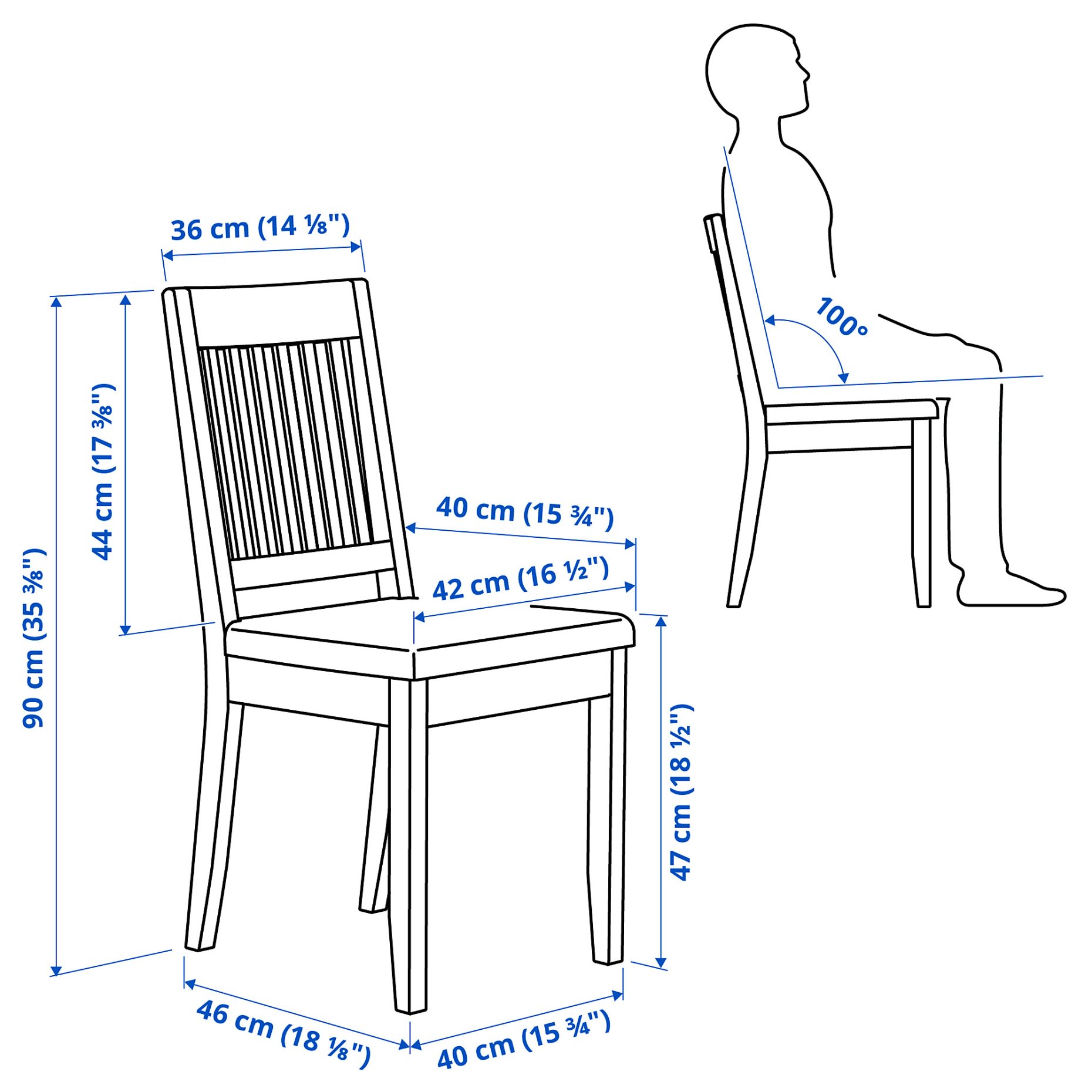 ROSENTORP/NÄSIN, table and 6 chairs, 160/215x110 cm, 096.101.34