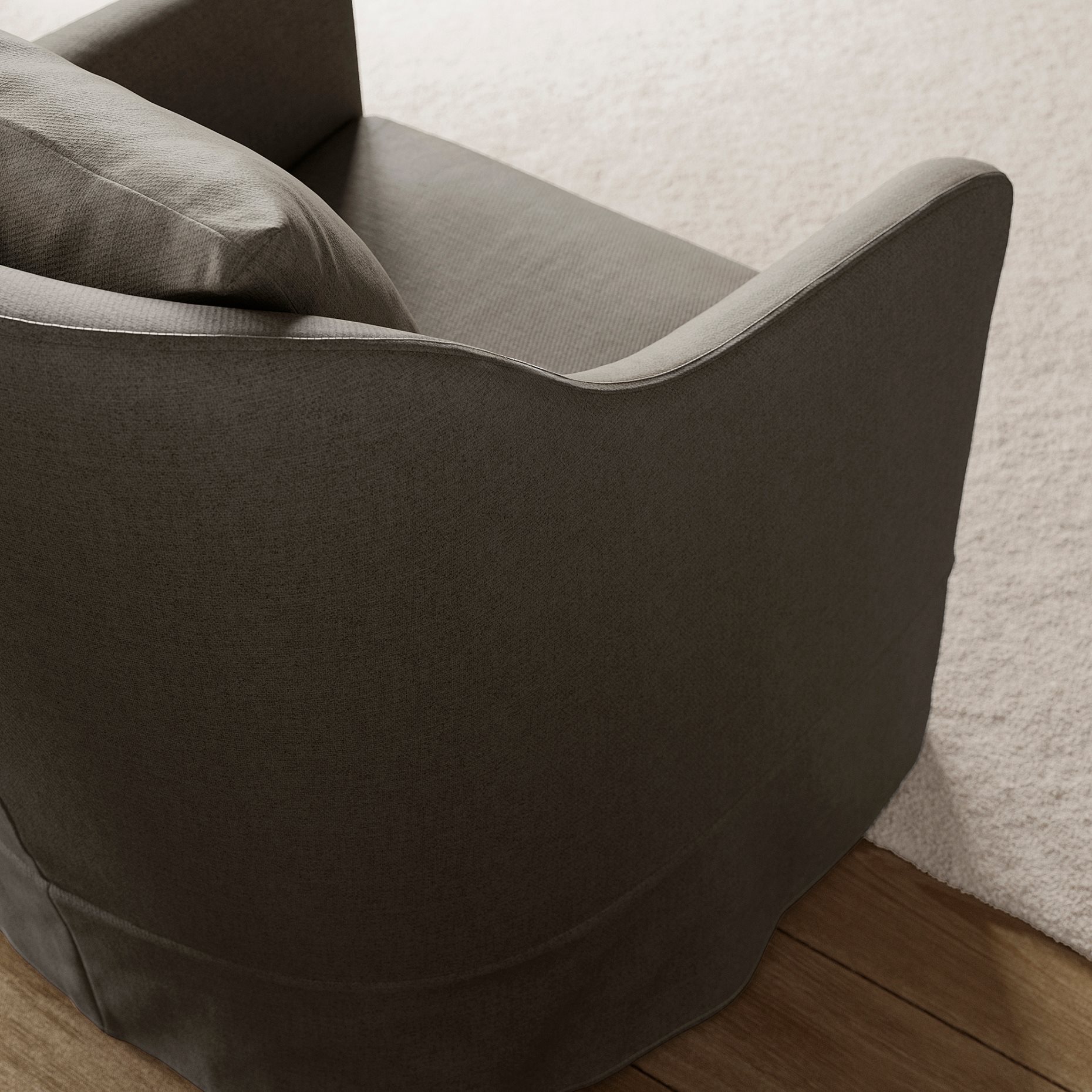 NORDKROKEN, rocking and swivel armchair, 096.169.42