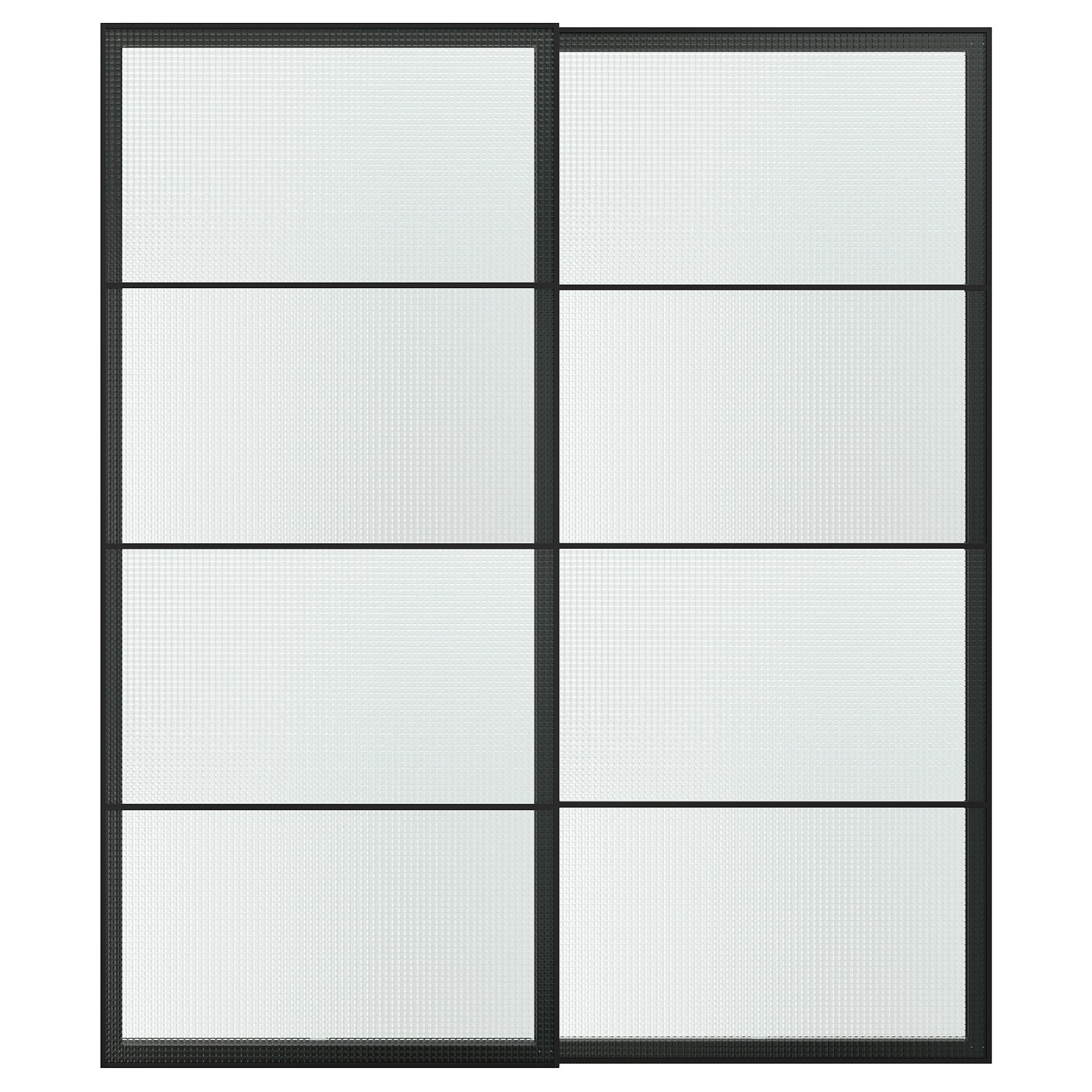 LUNDBRÄSMA, pair of sliding doors, 200x236 cm, 096.190.59