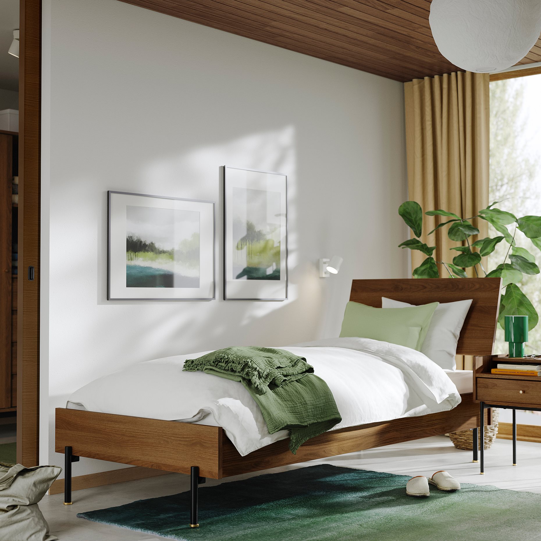 RÅDMANSÖ, bed frame, 90x200 cm, 096.301.27