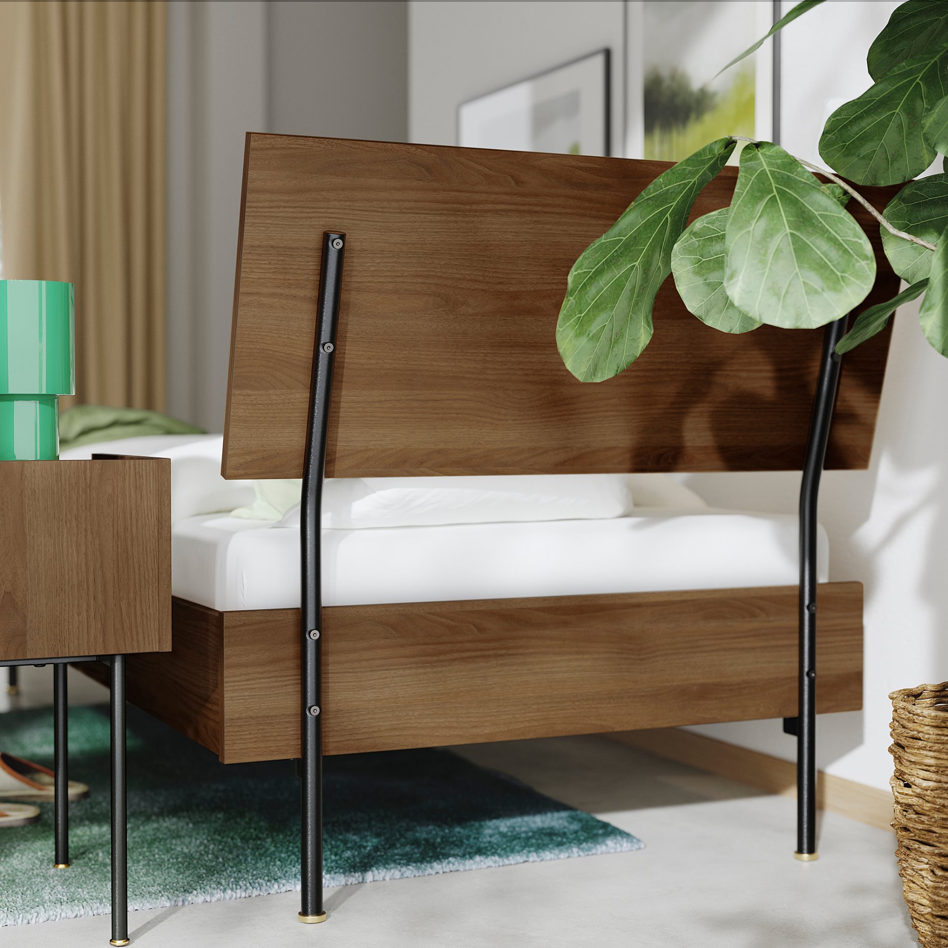 RÅDMANSÖ, bed frame, 90x200 cm, 096.301.27