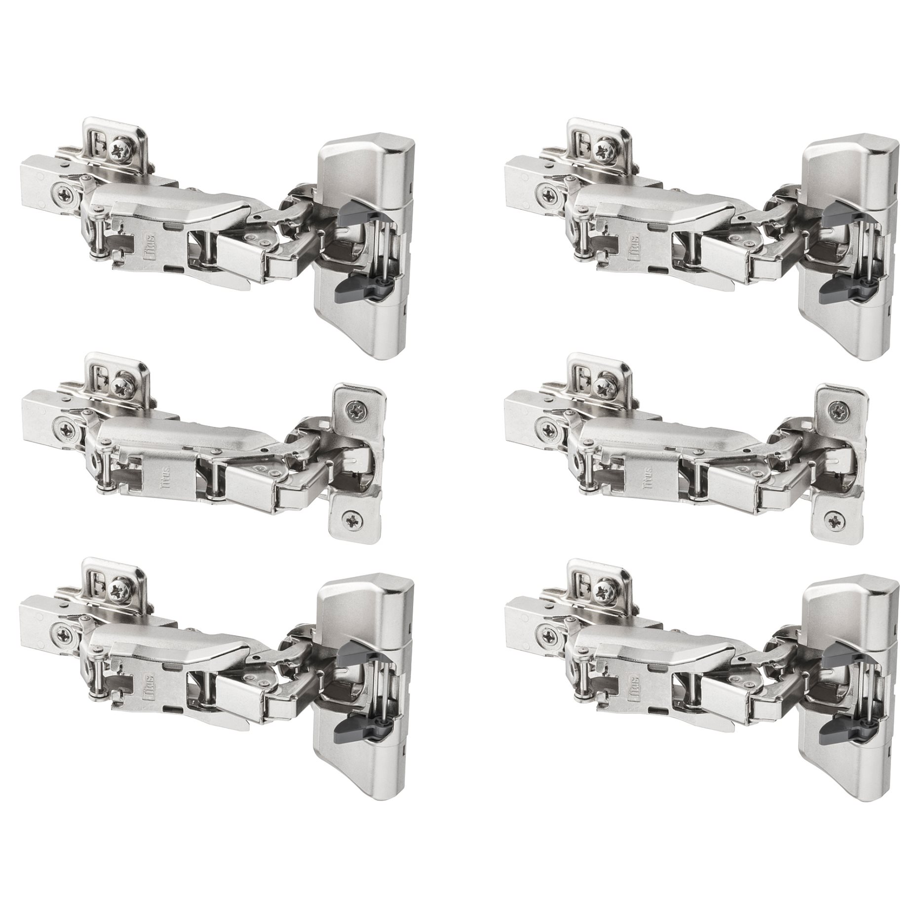 KOMPLEMENT, soft closing hinge for corner section, 6 pack, 103.684.89
