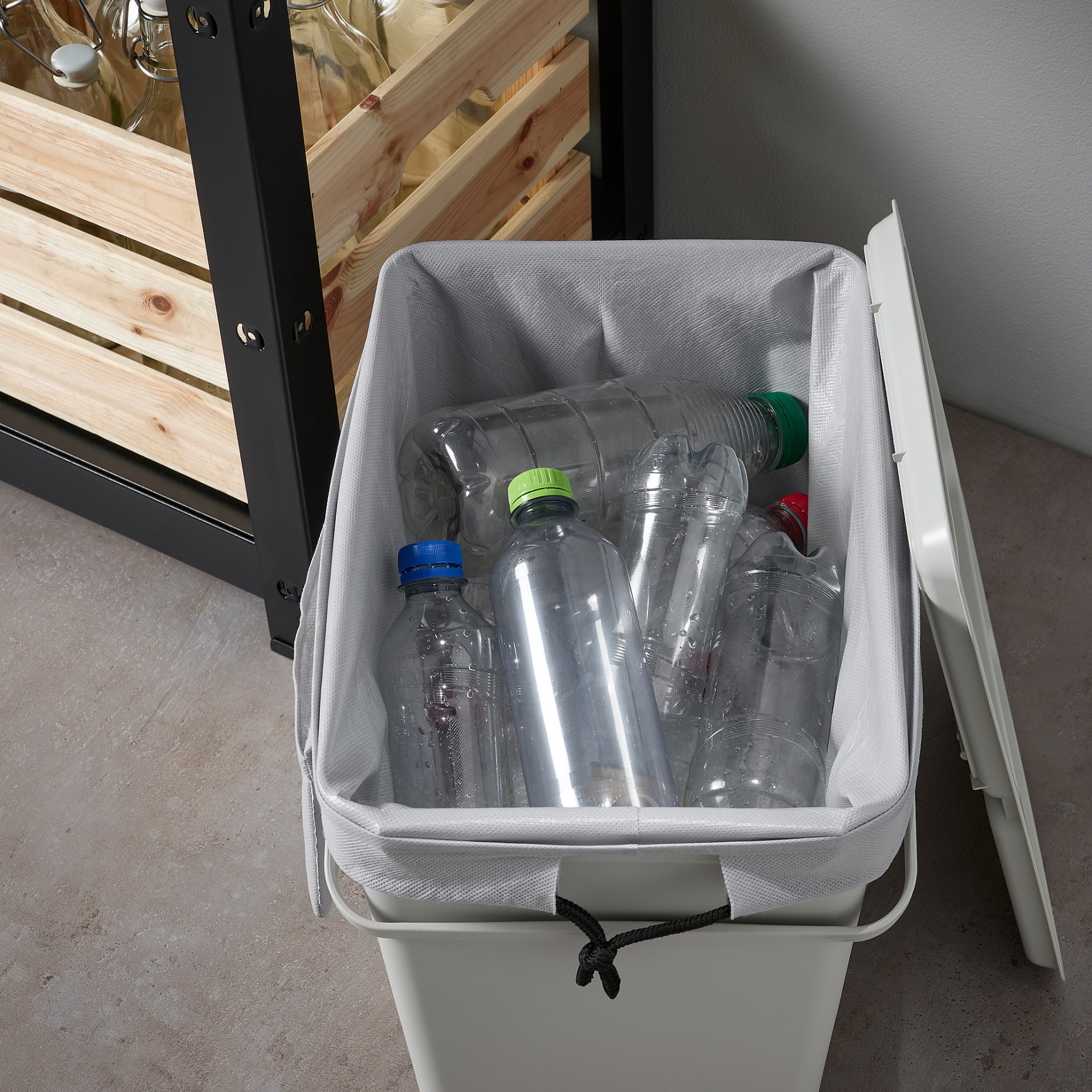 AJÖSS, waste sorting bag, 56x43 cm/22 l, 104.393.78