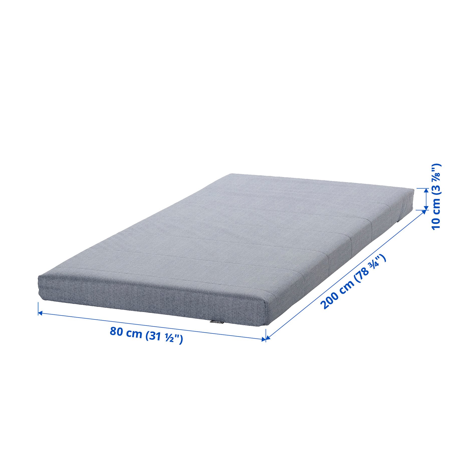 ÅGOTNES, foam mattress/firm, 80x200 cm, 104.808.53