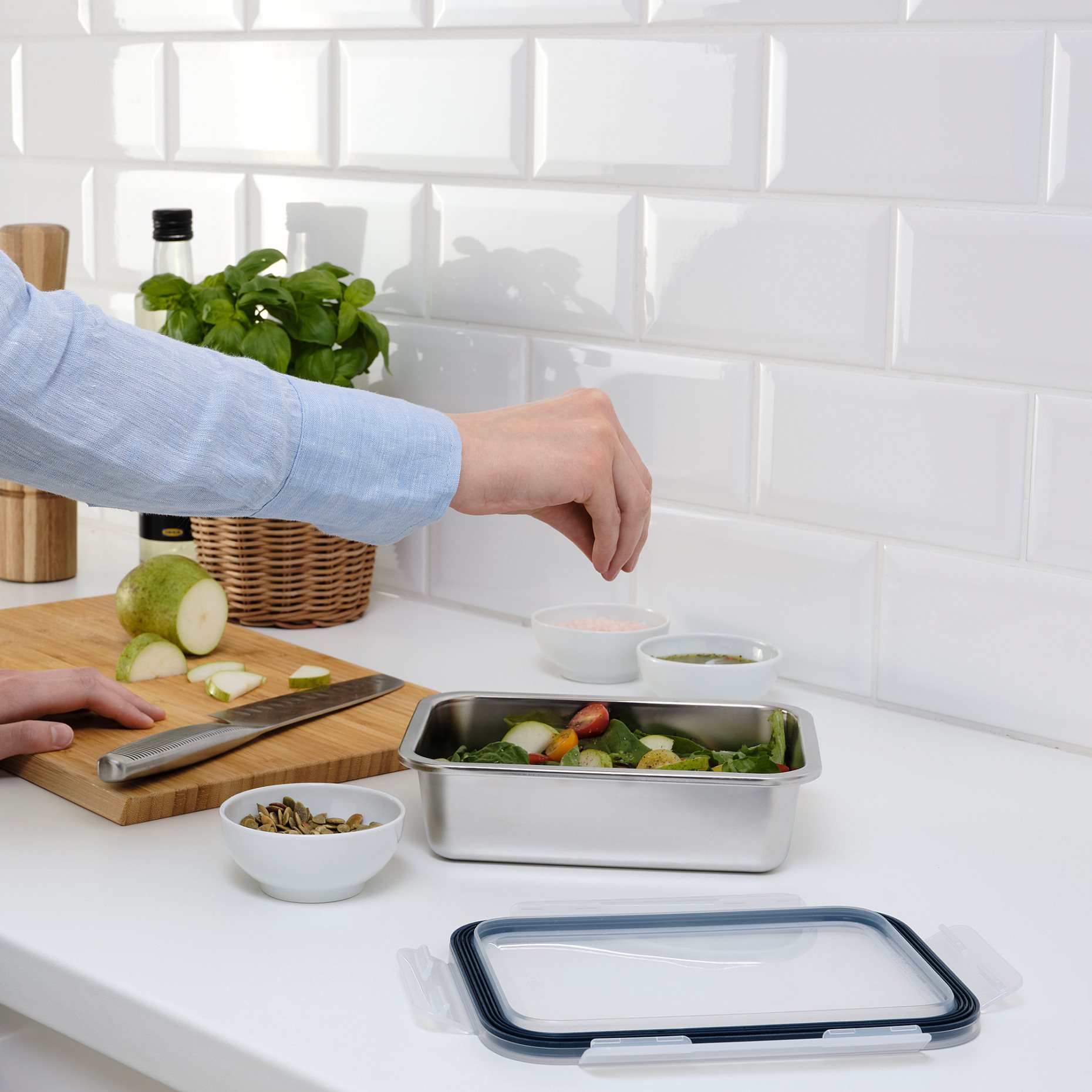 IKEA 365+, food container/rectangular, 1.0 l, 104.978.01