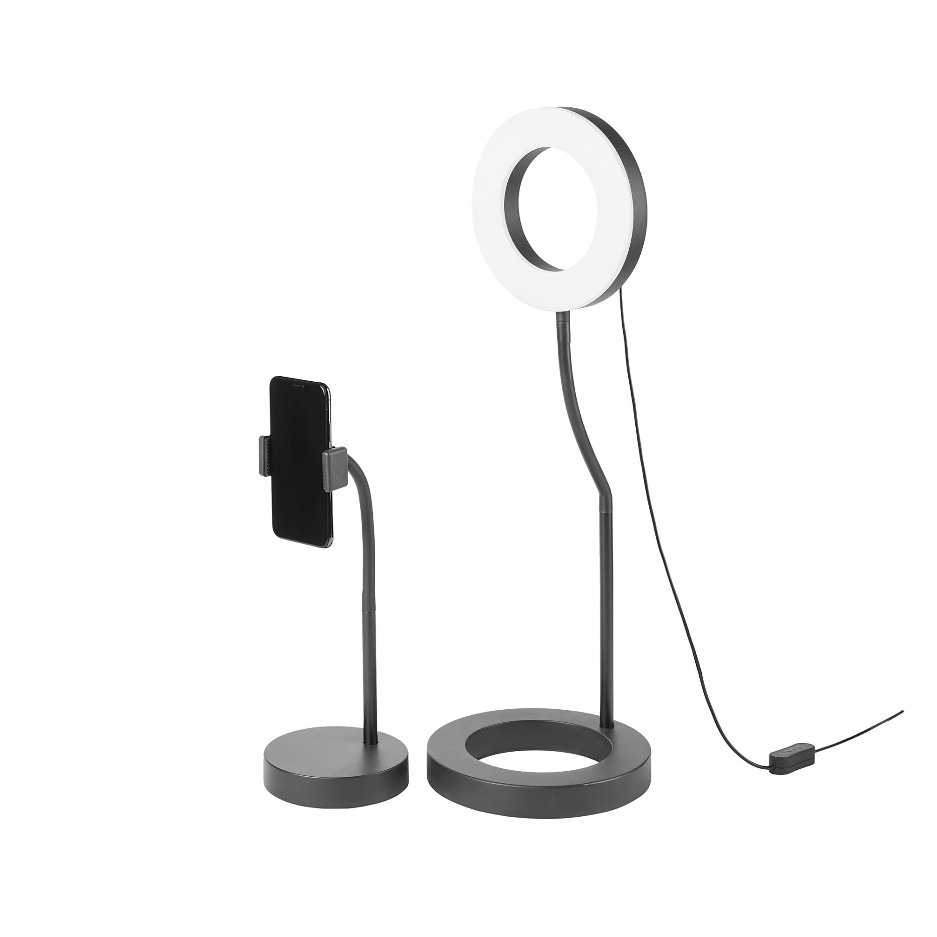 LÅNESPELARE, ring light with phone holder, 105.143.58