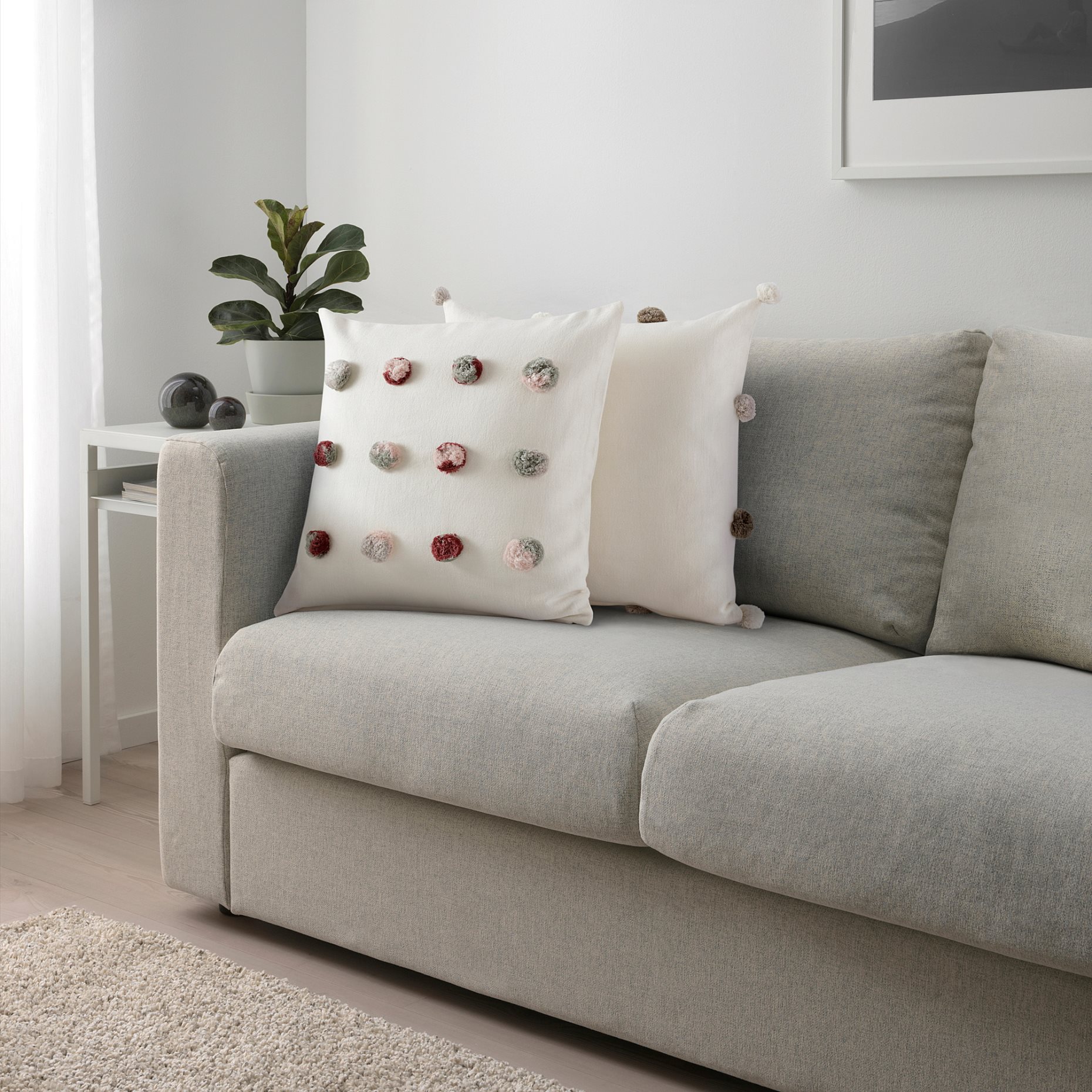 DVÄRGNARV, κάλυμμα μαξιλαριού/χειροποίητο, 50x50 cm, 105.278.84