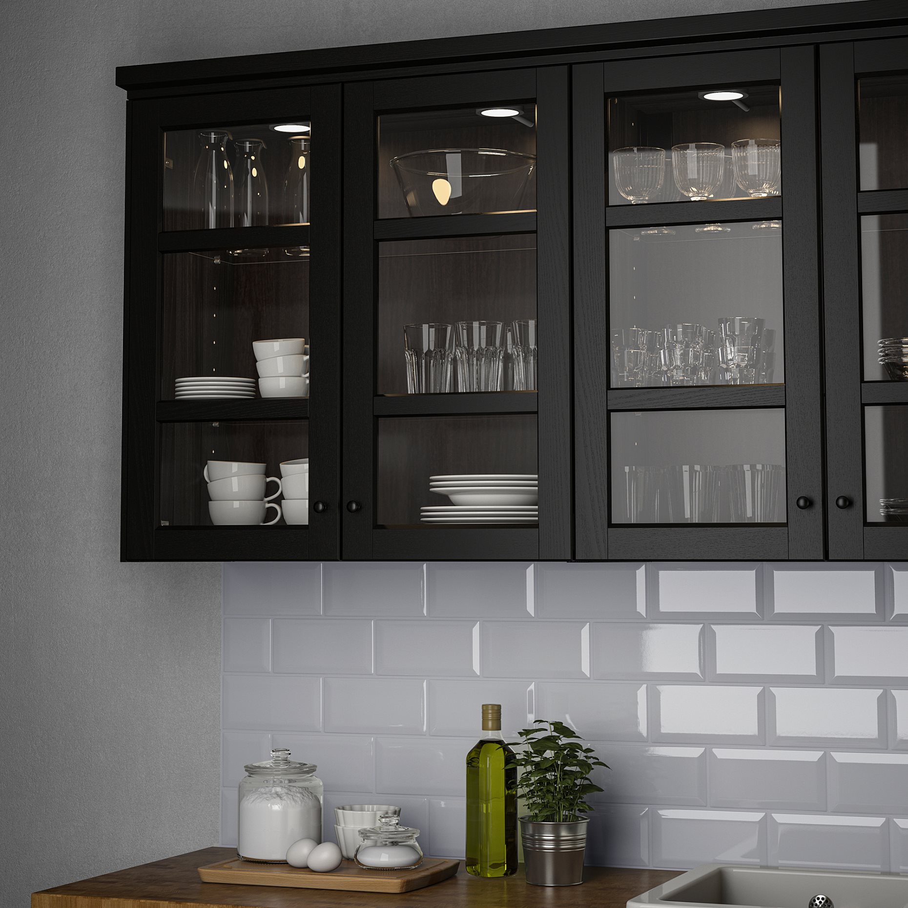 MITTLED, spotlight with built-in LED light source/dimmable, 105.286.28