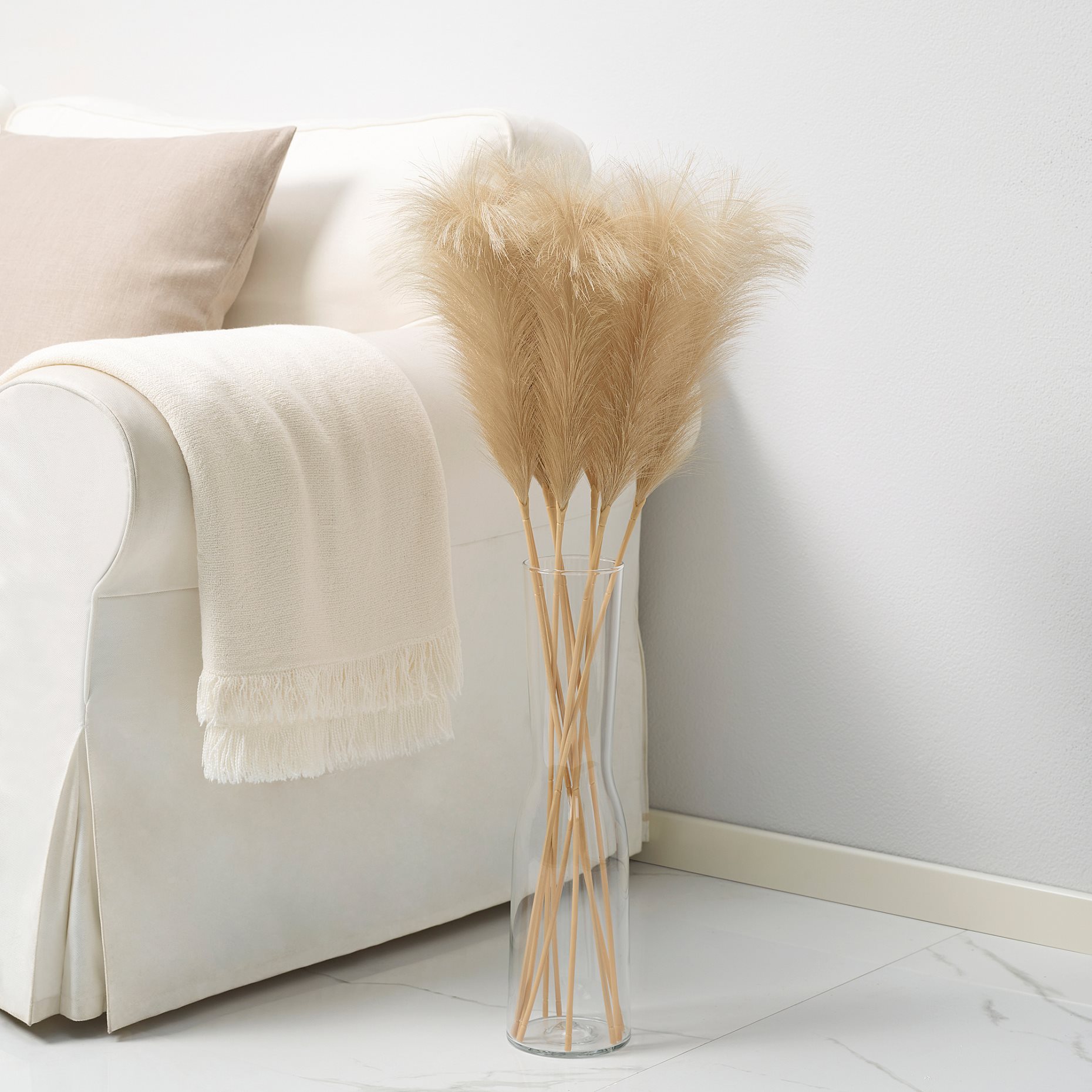 SMYCKA, τεχνητό λουλούδι/Χλόη Pampas, 86 cm, 105.303.58