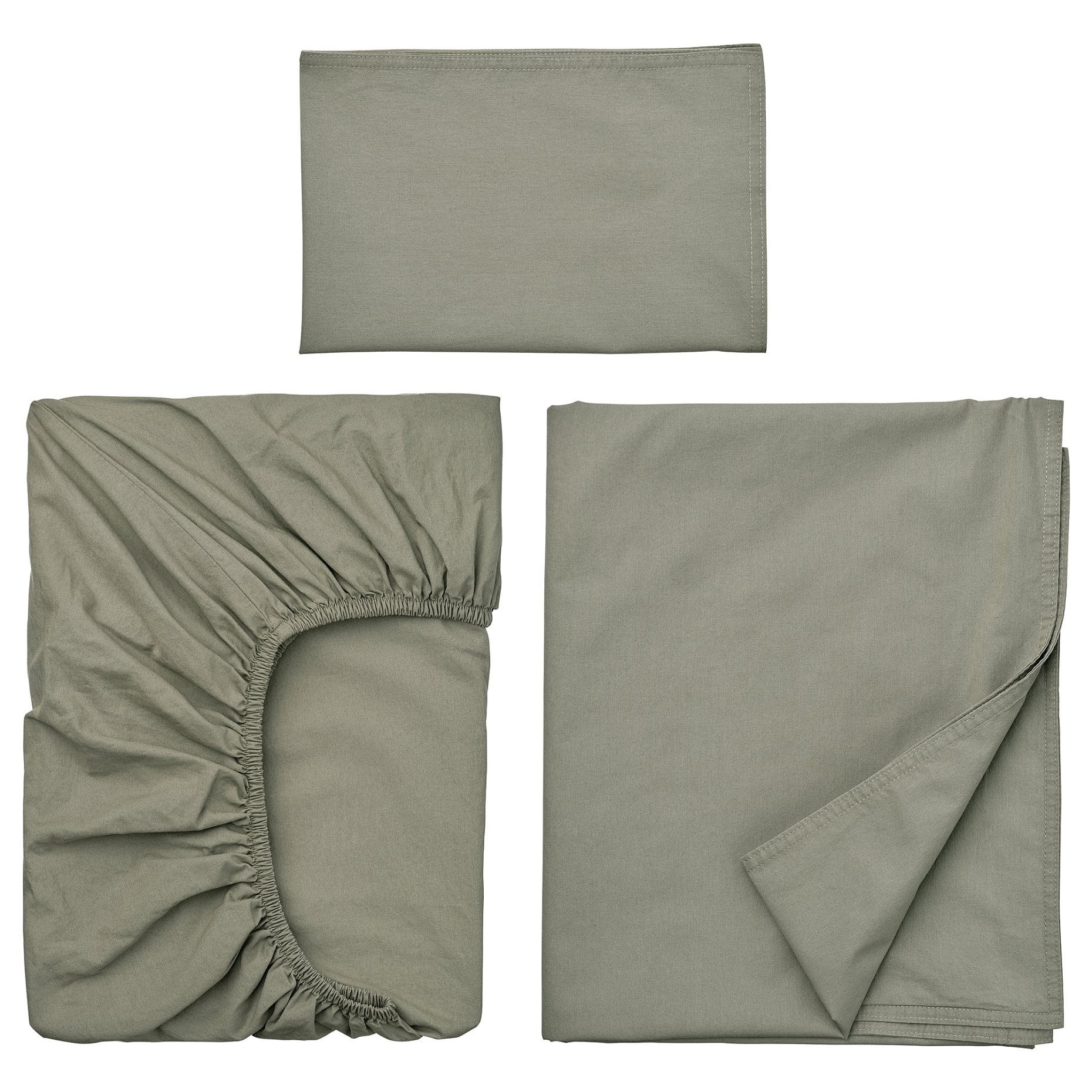 BLOMNÄSA, σετ λευκά είδη για κούνια, 3 τεμ. 70x140 cm, 105.332.91