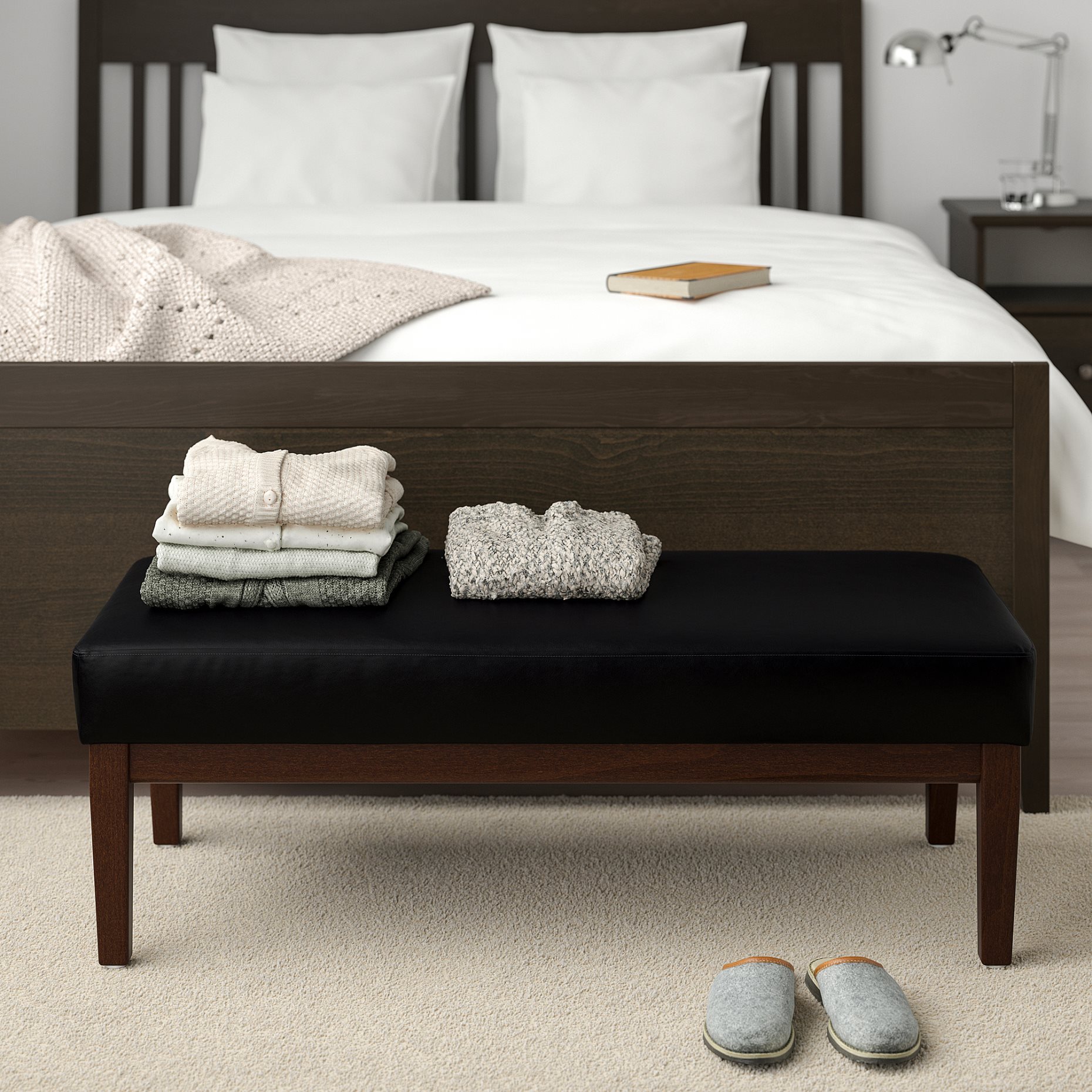 EKENÄSET, πάγκος, 112 cm, 105.335.35