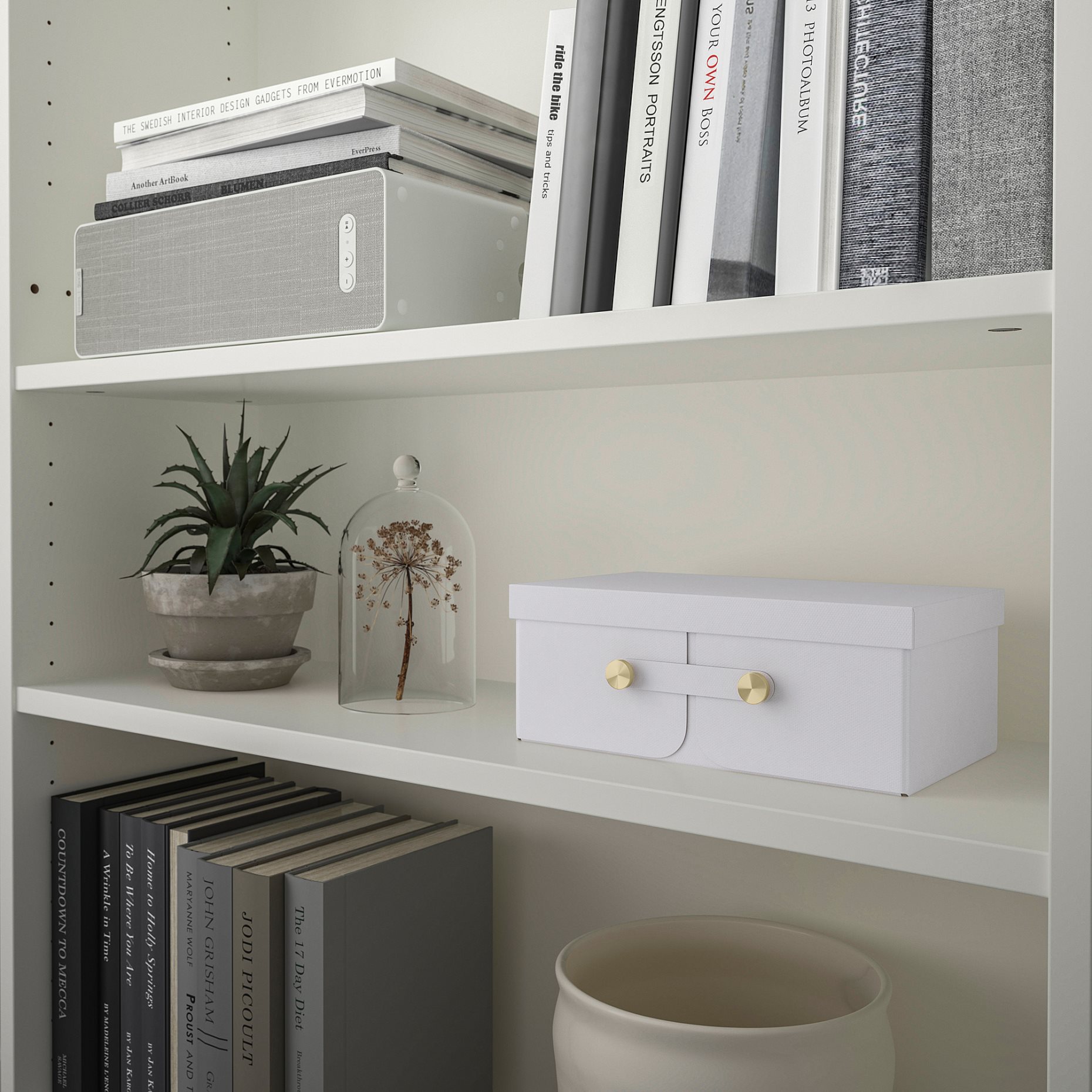 SPINNROCK, box with compartments, 25x16x10 cm, 105.430.49