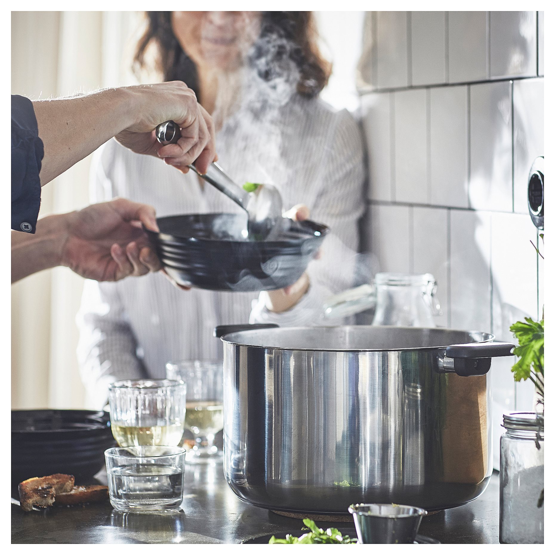 MIDDAGSMAT, pot with lid, 10 l, 105.452.32