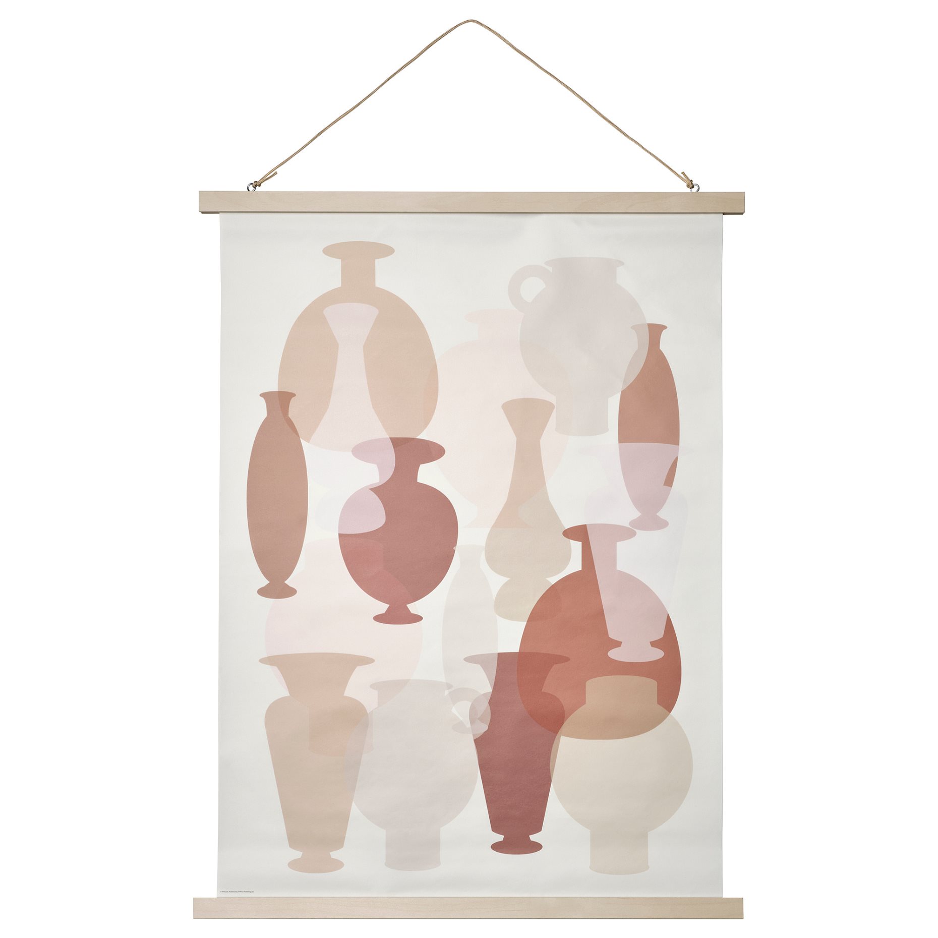 PÅLHULT, υφασμάτινη διακόσμηση τοίχου, 50x70 cm, 105.452.46