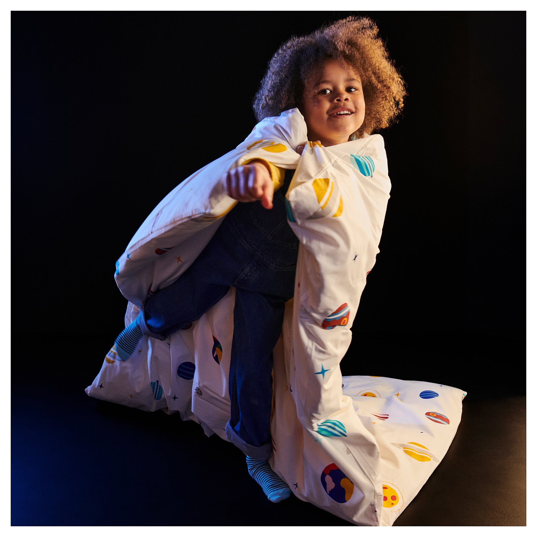 AFTONSPARV, παπλωματοθήκη και μαξιλαροθήκη/διάστημα, 150x200/50x60 cm, 105.540.47