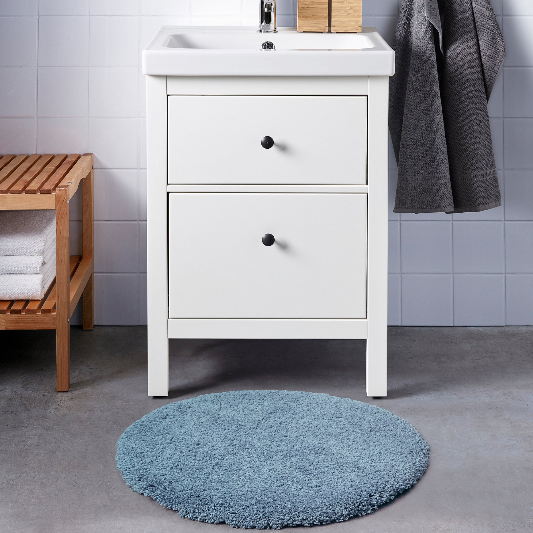 ALMTJÄRN, πατάκι μπάνιου, 65 cm, 105.571.83