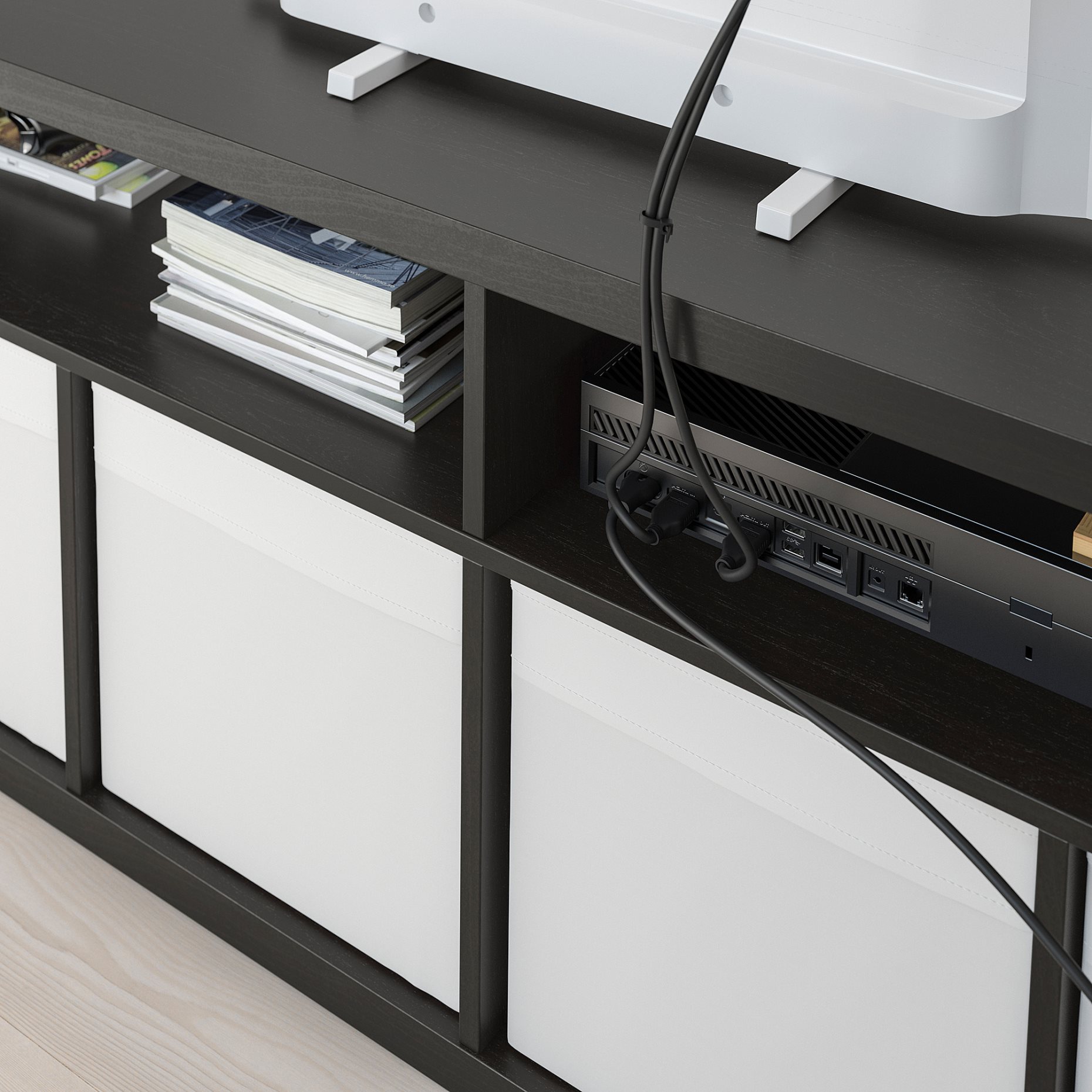 KALLAX, έπιπλο TV, 147x60 cm, 105.620.90