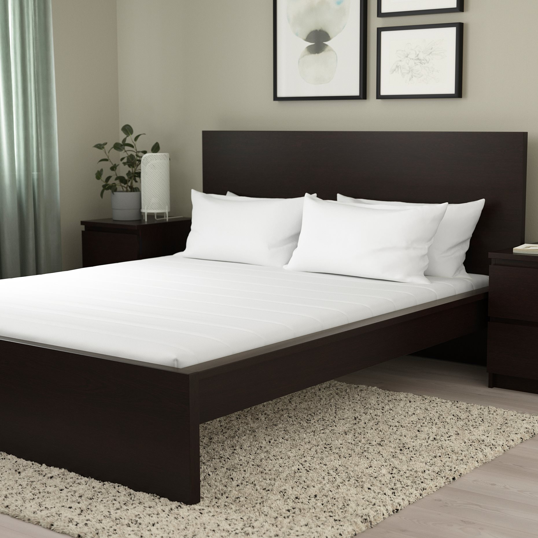 ÅFJÄLL, foam mattress/firm, 140x200 cm, 105.686.38