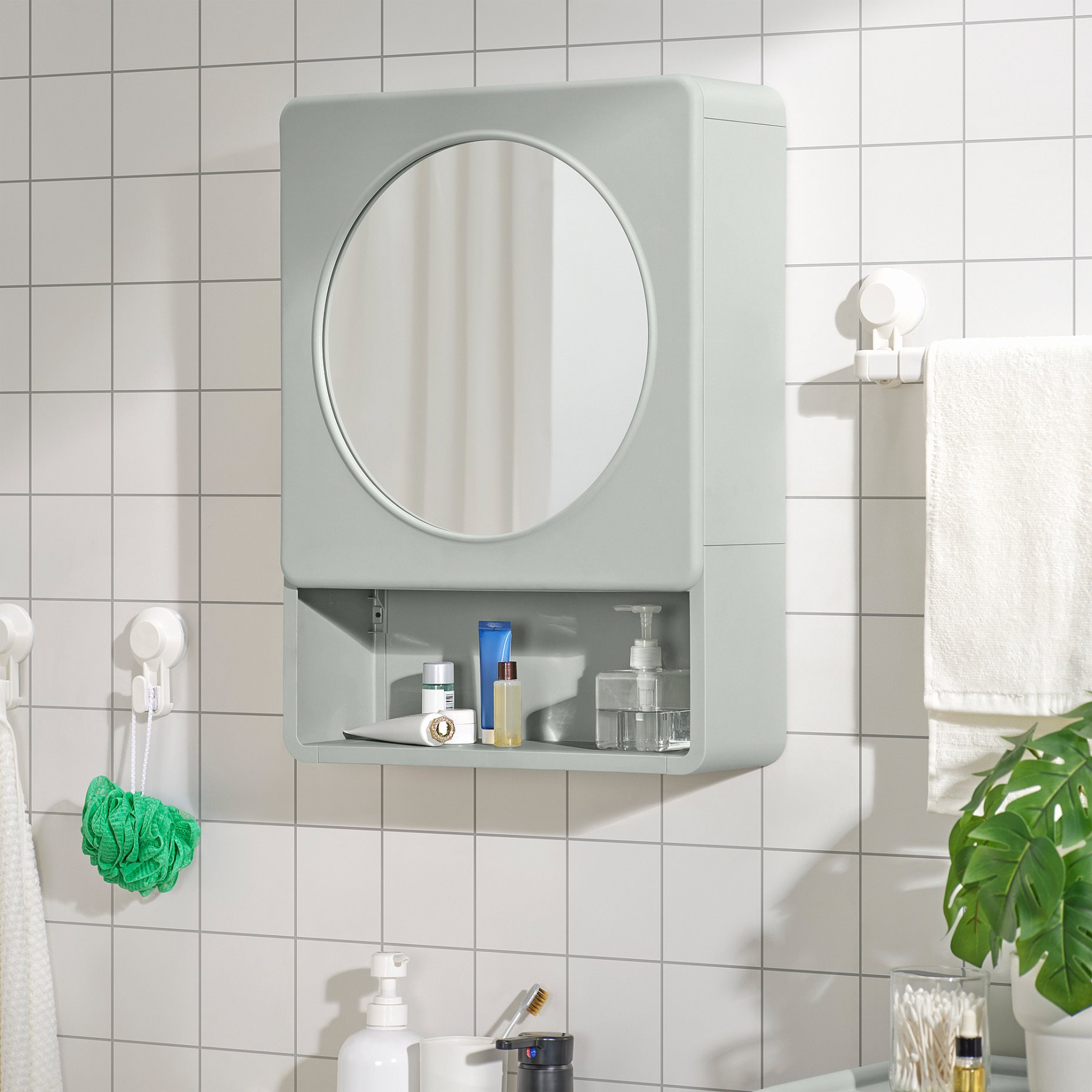 IVÖSJÖN, mirror cabinet with 1 door, 44x15x59 cm, 105.690.96