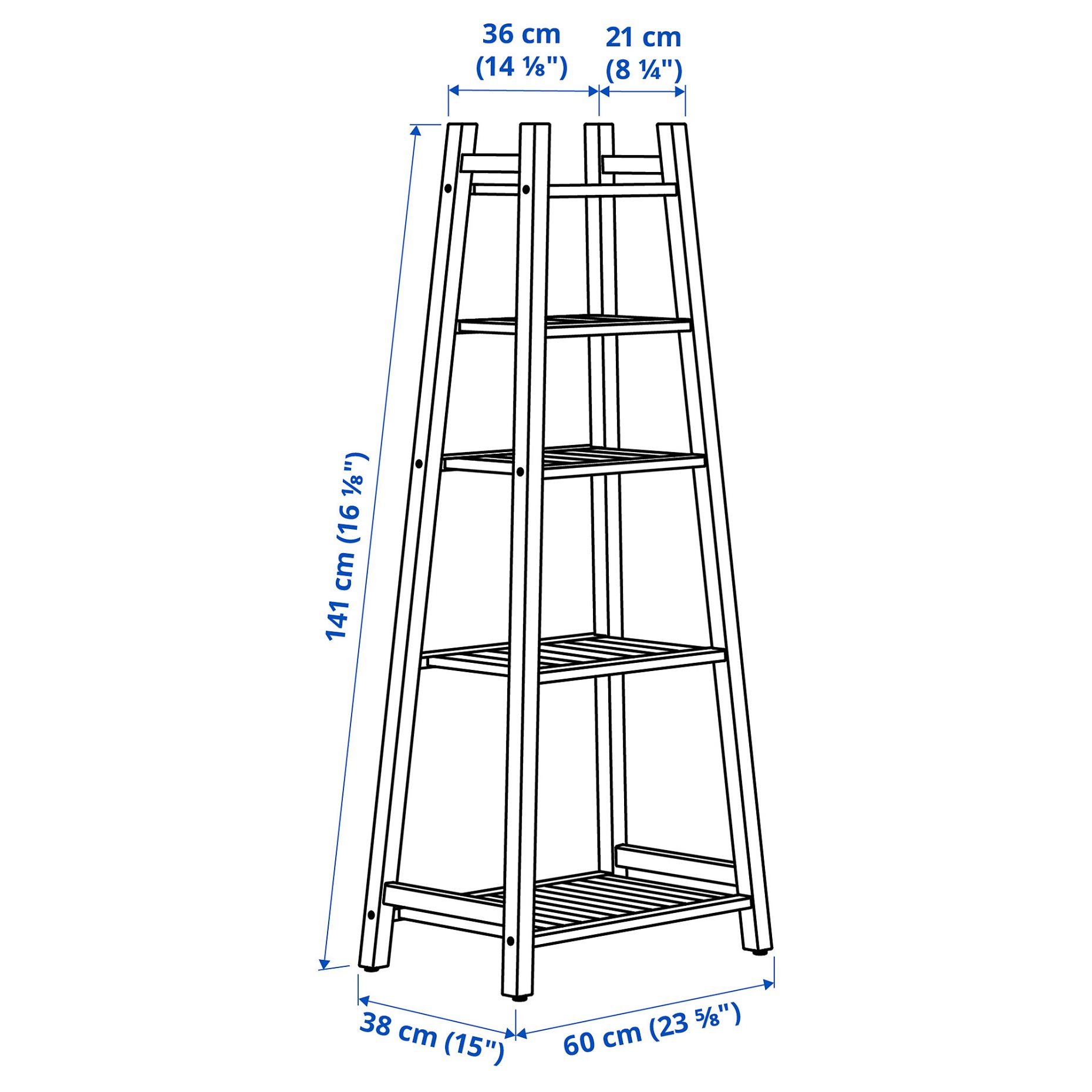 STOREDAMM, shelving unit, 60x141 cm, 105.761.67
