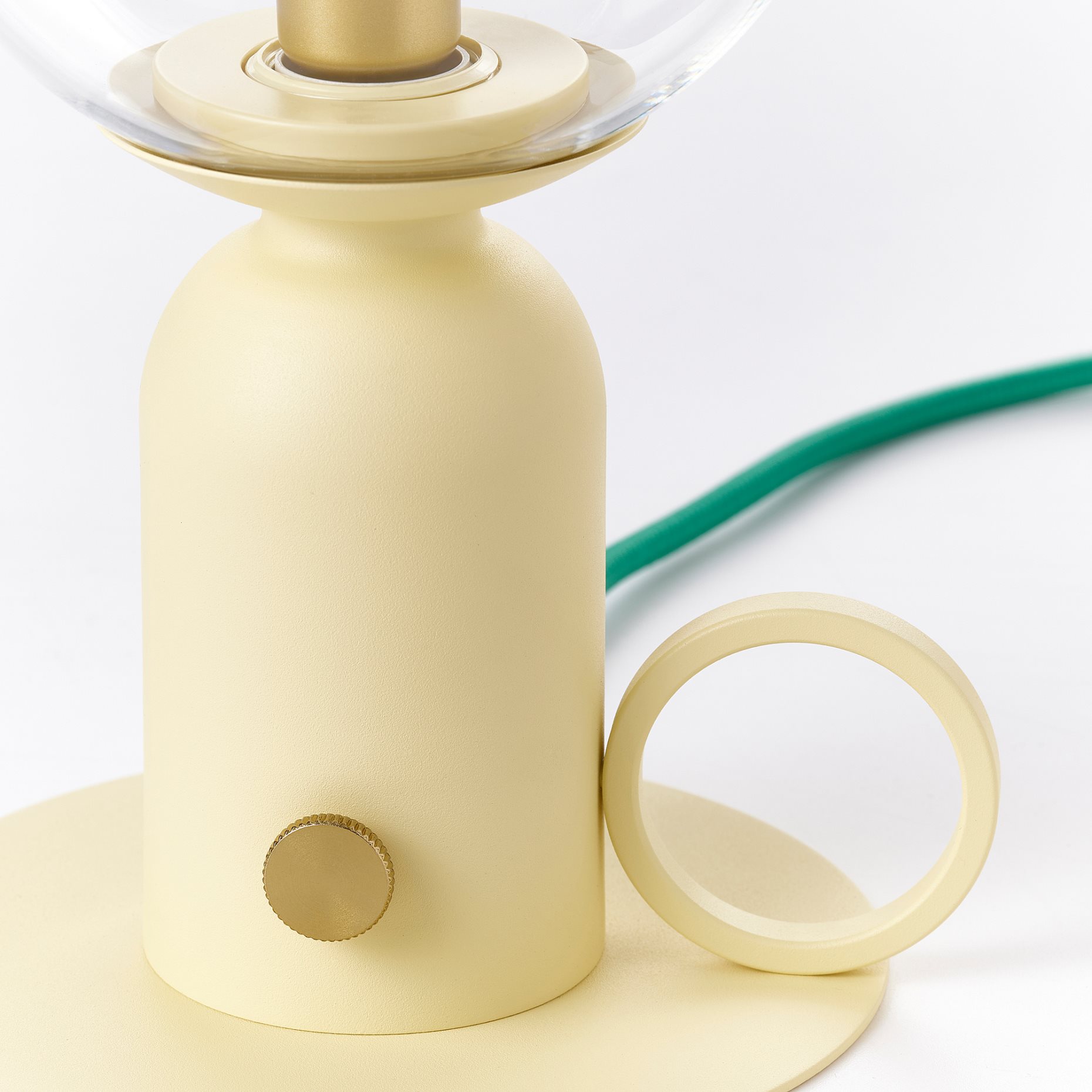 ÅSKMULLER, επιτραπέζιο φωτιστικό συμβατό με ροοστάτη, 24 cm, 105.782.70