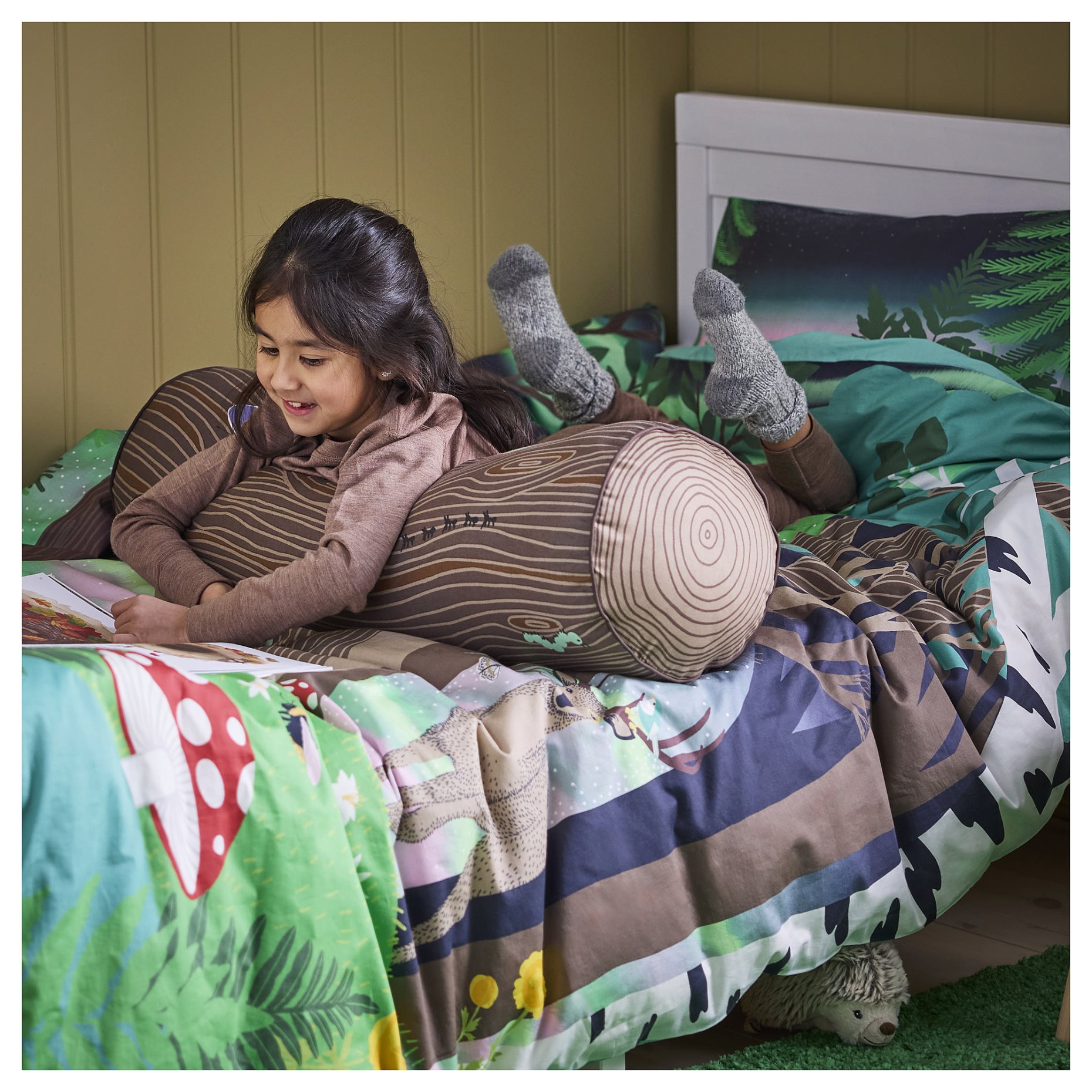 SKOGSDUVA, cushion/cylinder shaped, 80 cm, 105.782.89