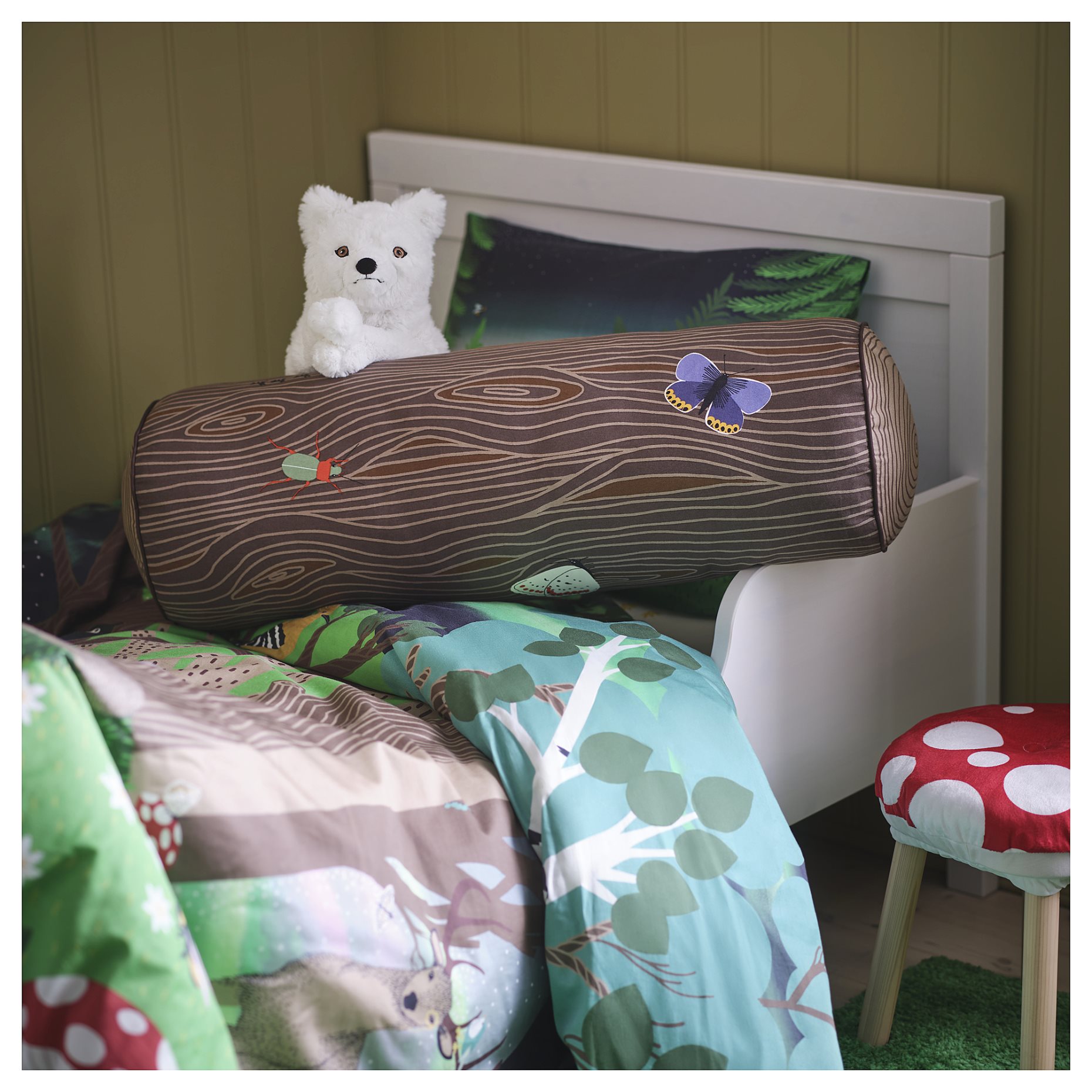 SKOGSDUVA, cushion/cylinder shaped, 80 cm, 105.782.89