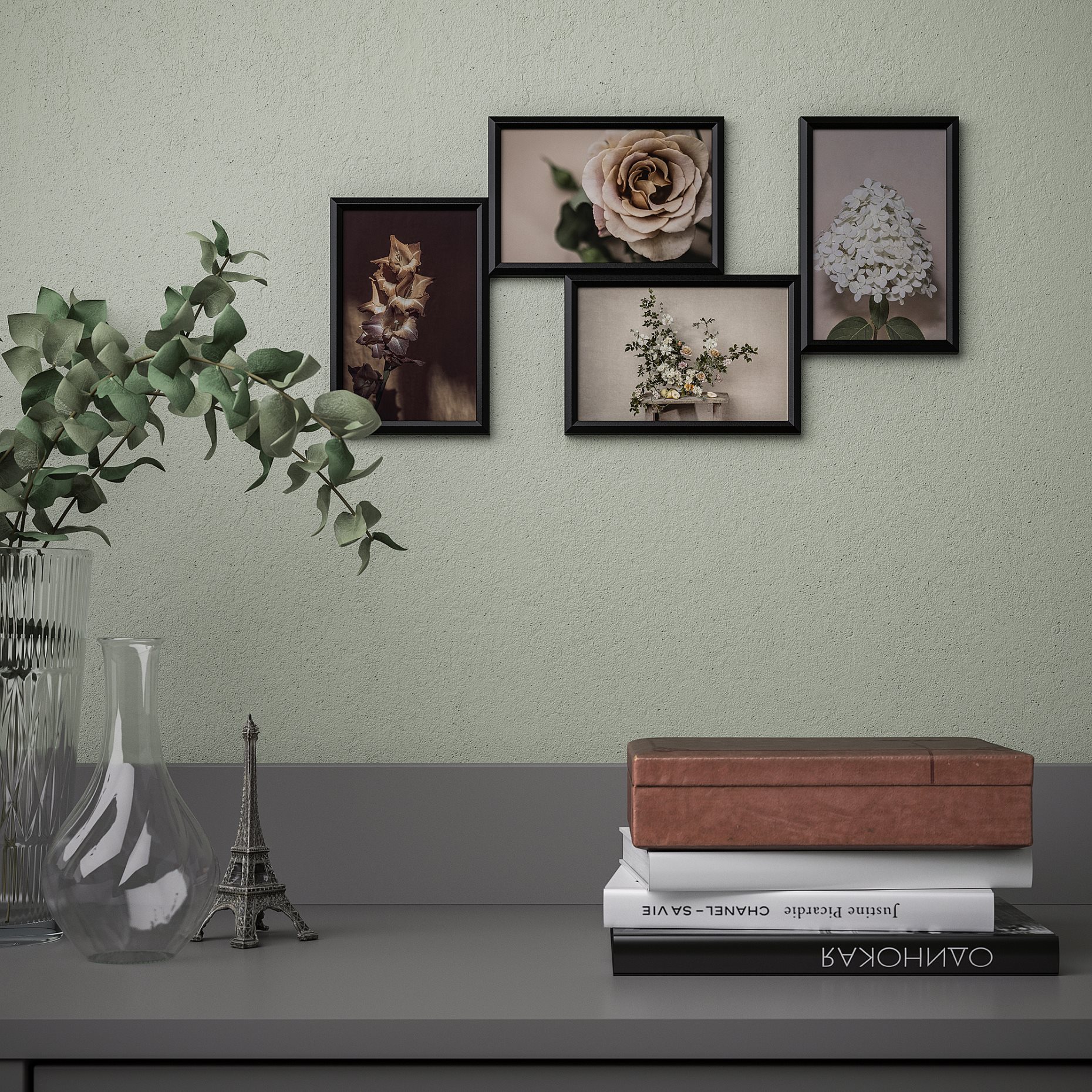 YLLEVAD, art card/flowers-blooming/4 piece, 10x15 cm, 105.788.78