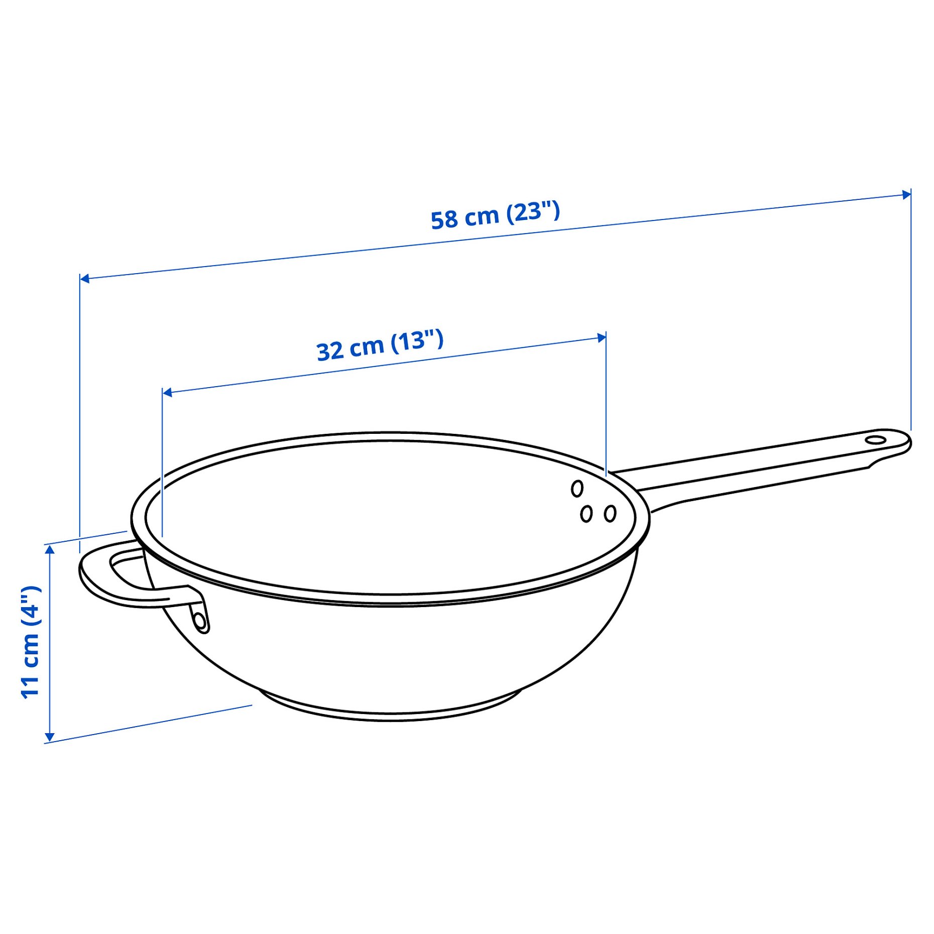 IKEA 365+, wok, 32 cm, 105.807.15