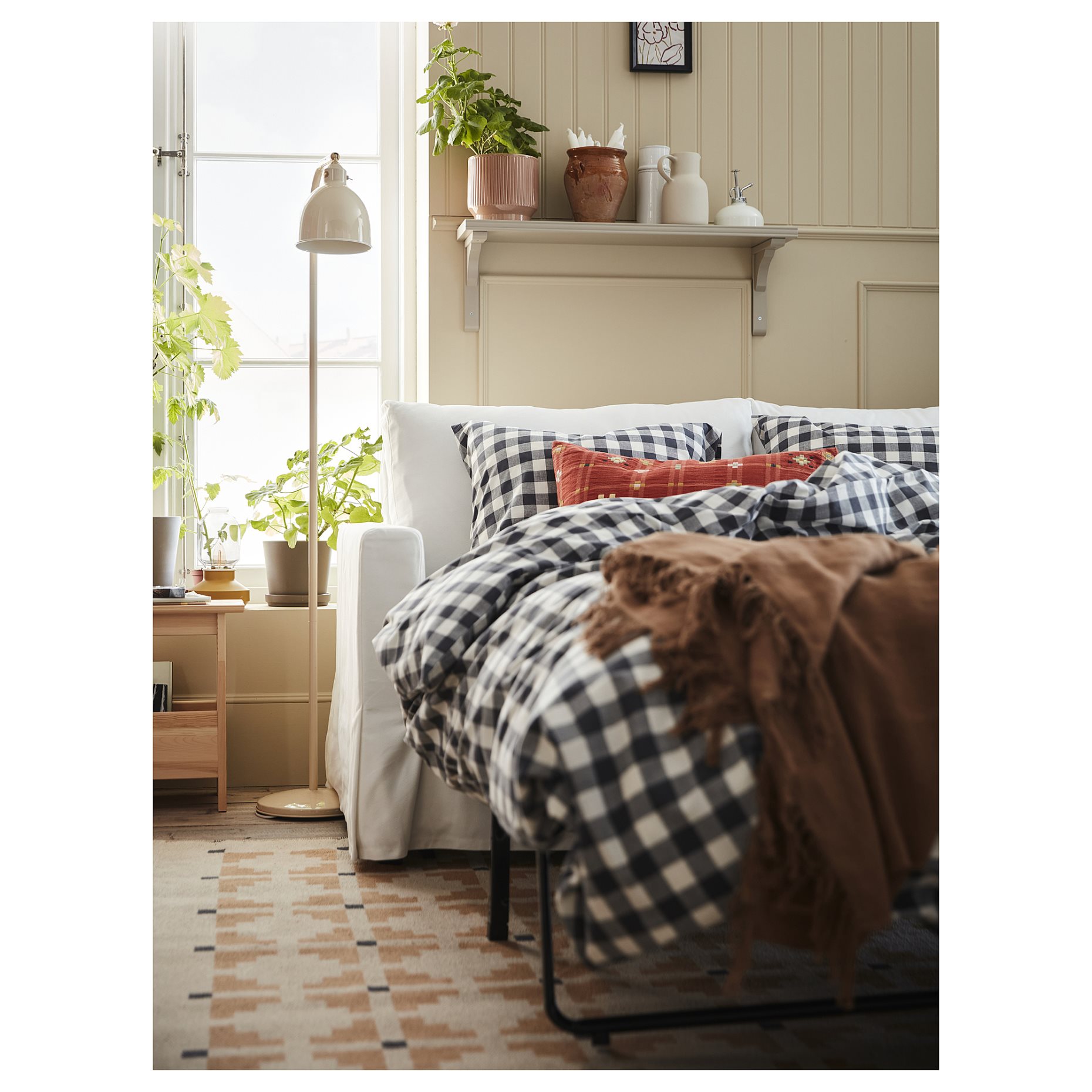 EKTANDVINGE, duvet cover and pillowcase, 150x200/50x60 cm, 105.853.98