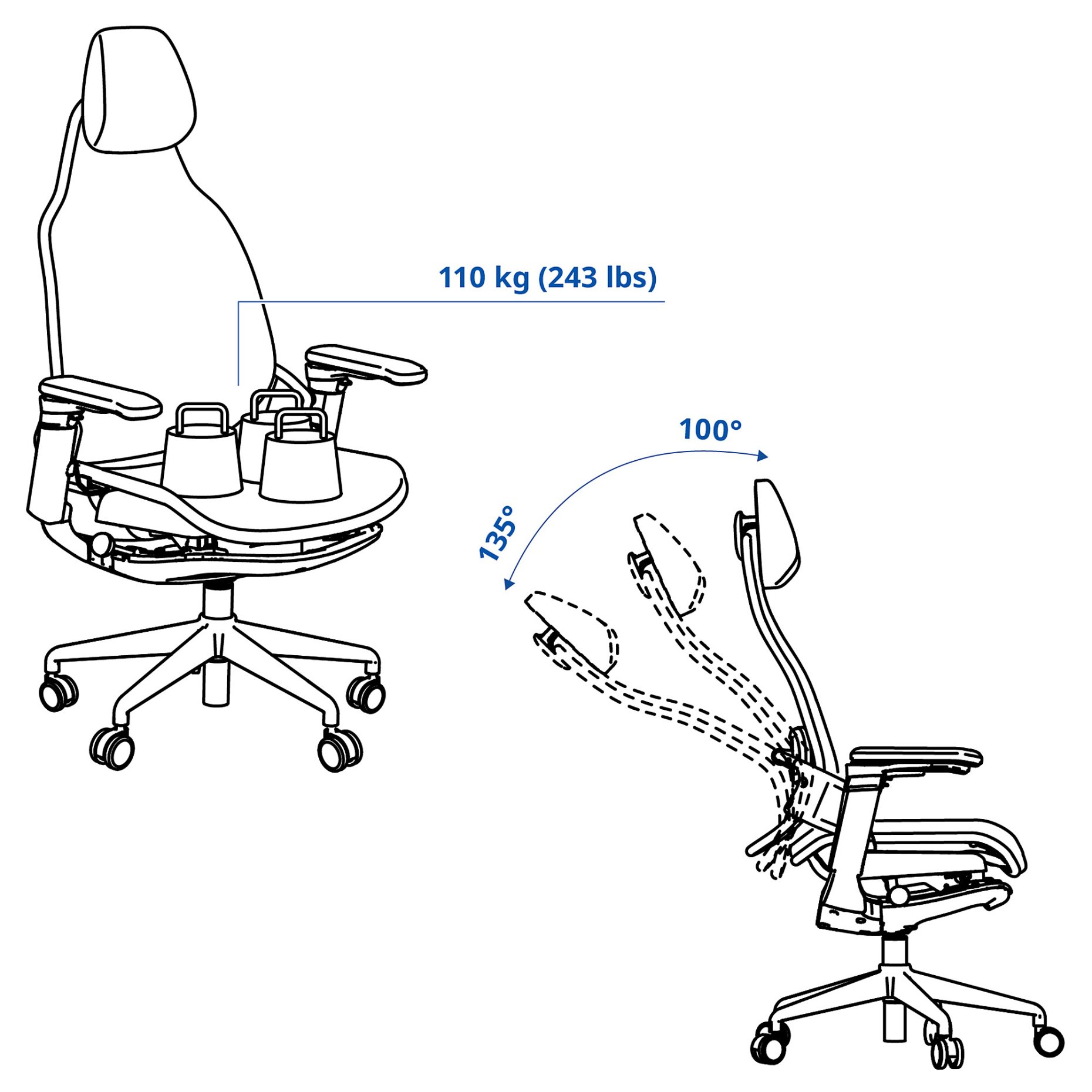 BÄSTBOLL, καρέκλα gaming, 105.862.51