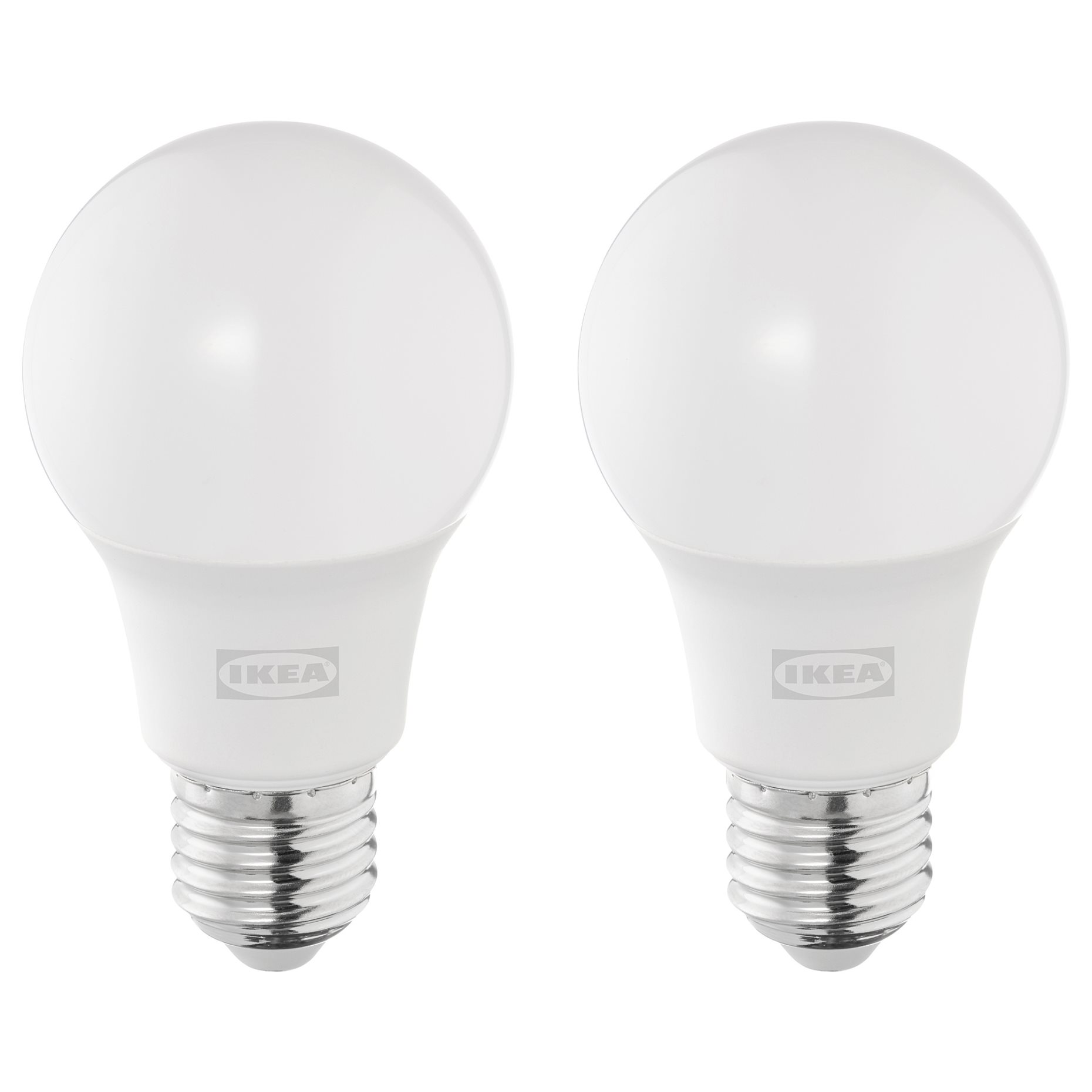 SOLHETTA, LED bulb E27 806 lumen/2 pack, 4000 K, 105.915.11