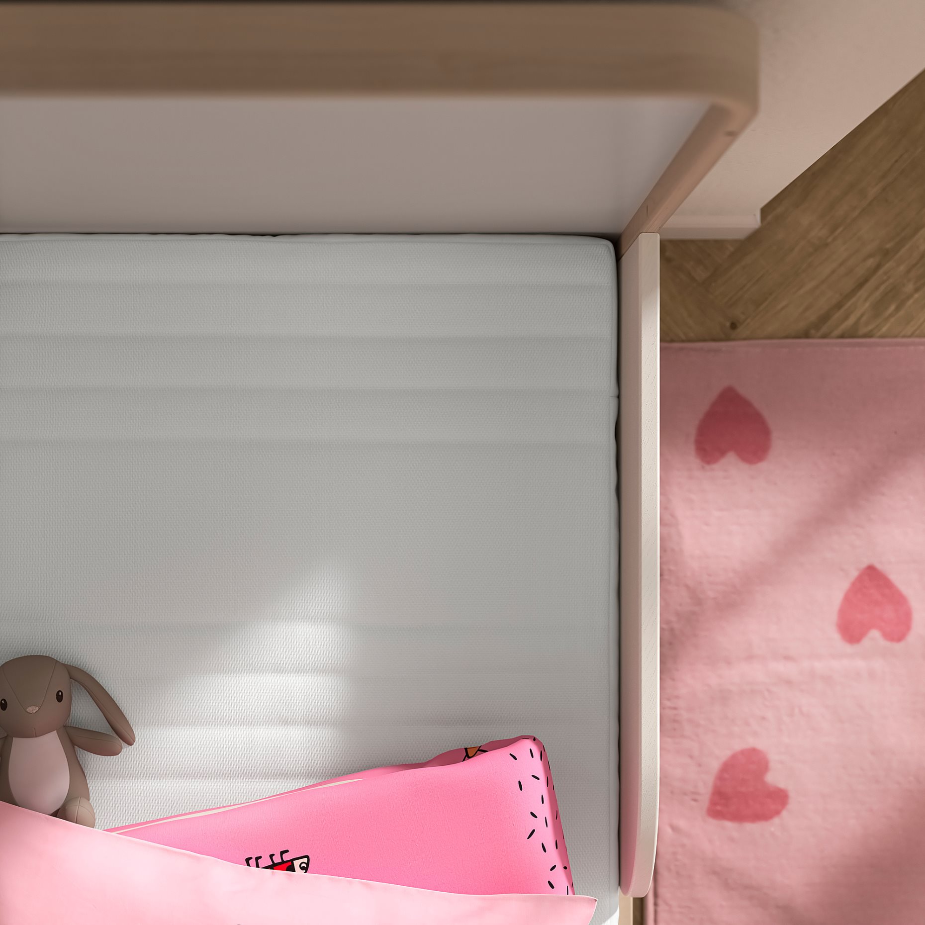 JÄTTETRÖTT, pocket spring mattress for cot, 105.934.02