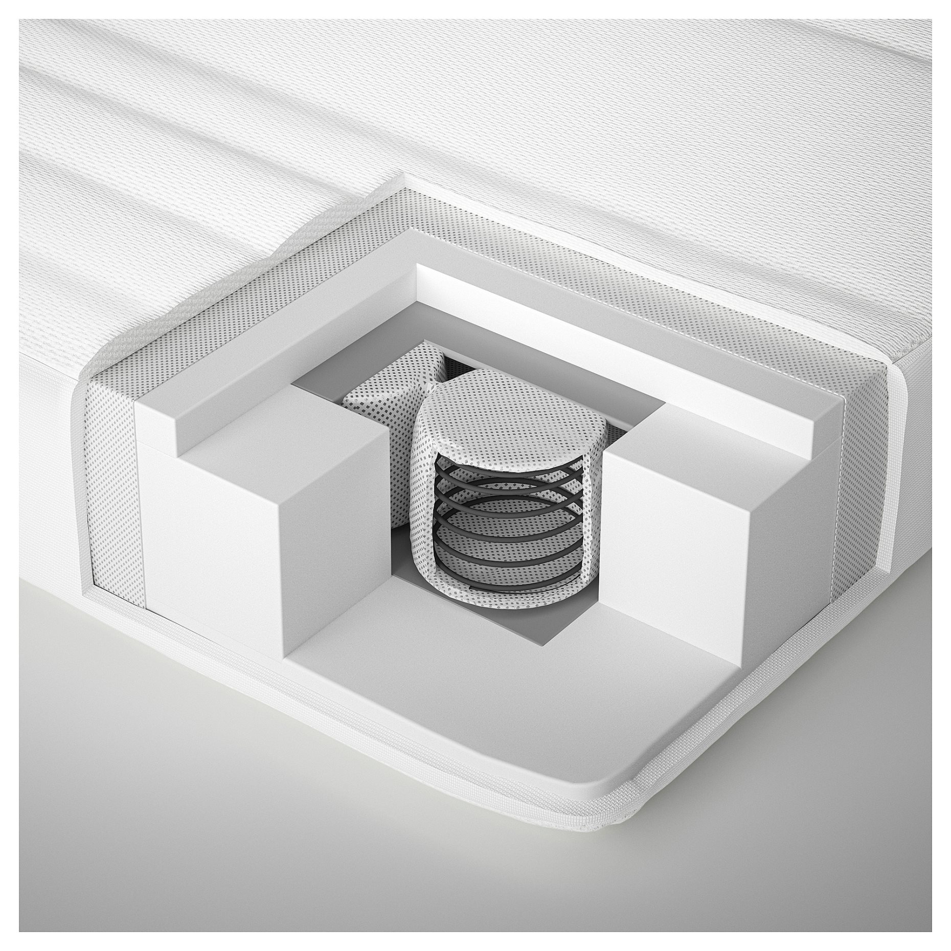 JÄTTETRÖTT, pocket spring mattress for cot, 105.934.02
