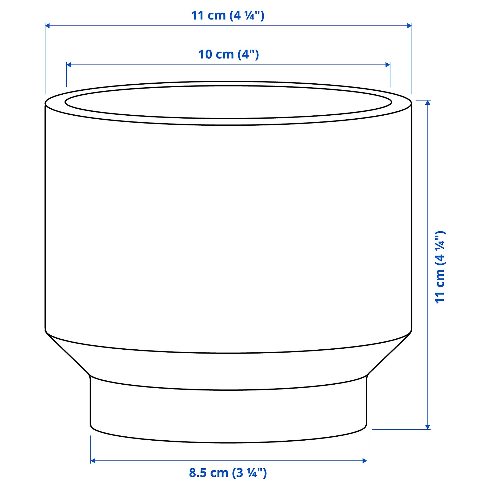 HONUNGSPALM, plant pot in/outdoor, 9 cm, 105.957.88