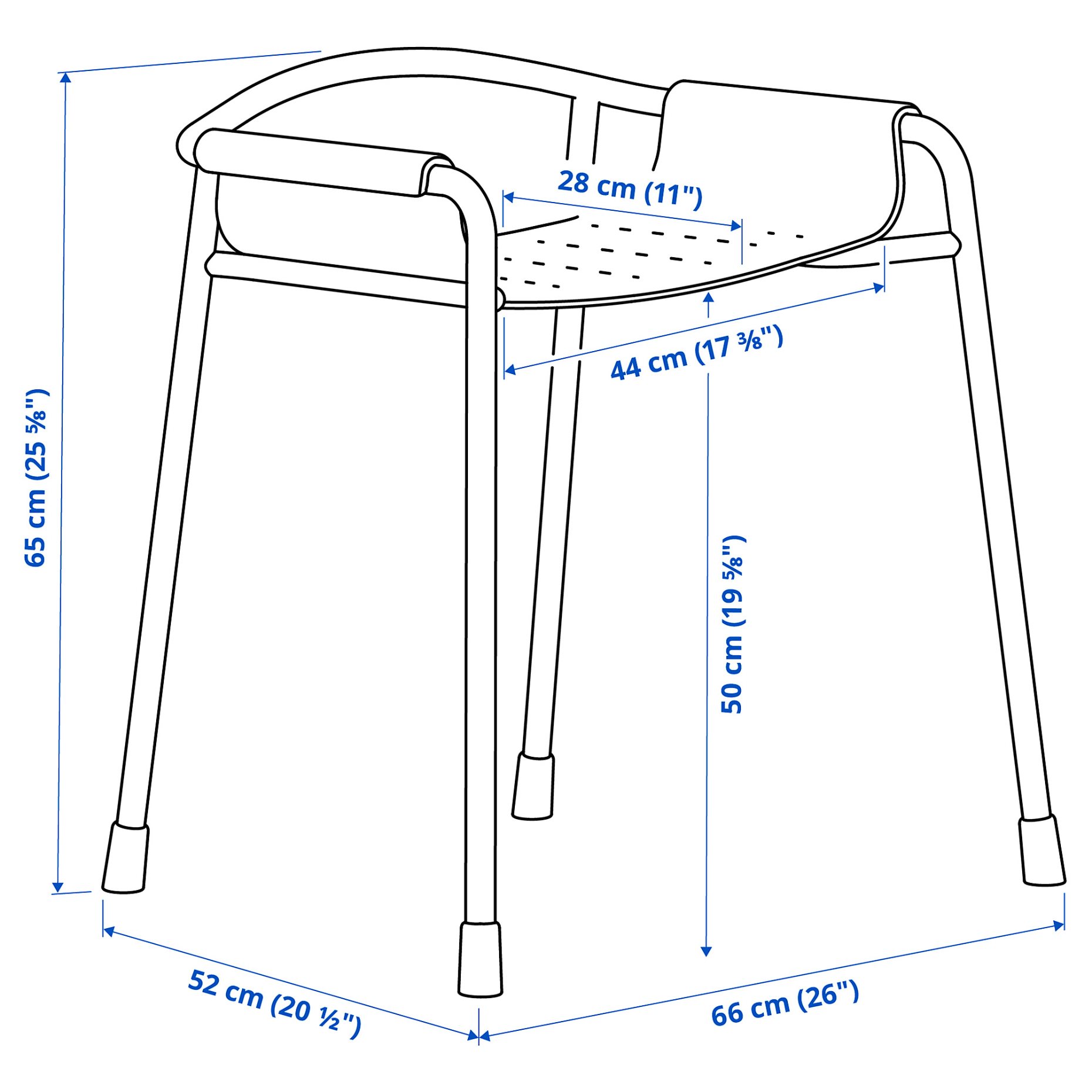BÄSINGEN, κάθισμα ντουζ, 105.959.67
