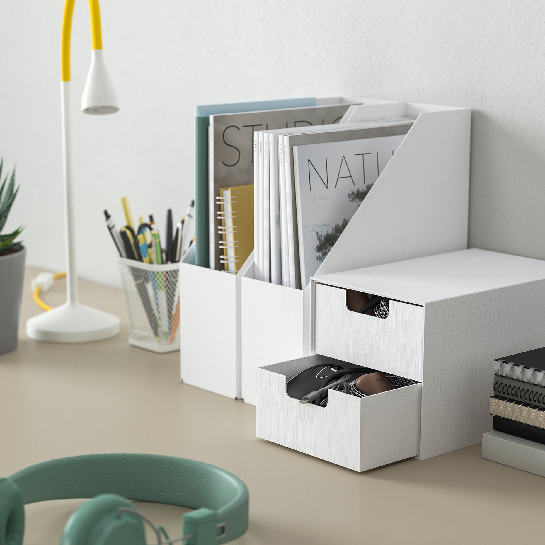 FJÄDERHARV, mini chest with 2 drawers, 16x25 cm, 105.969.00