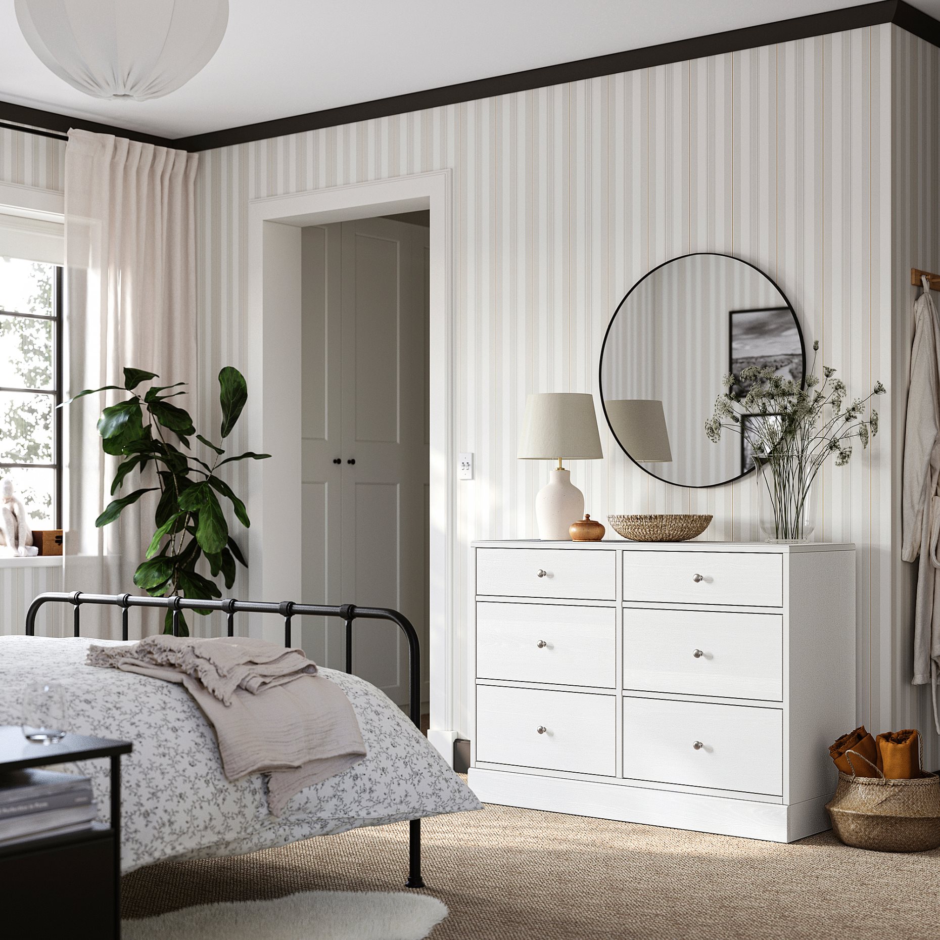 HAVSTA, chest of 6 drawers, 121x47x89 cm, 105.994.80