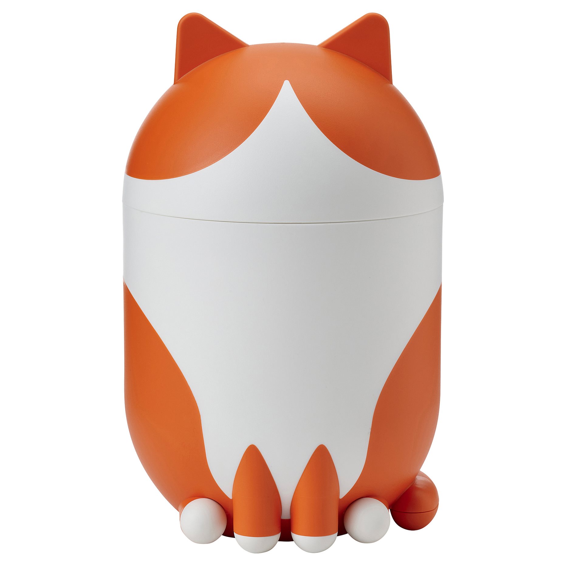 GREJSIMOJS, storage with lid cat-shaped, 106.036.46