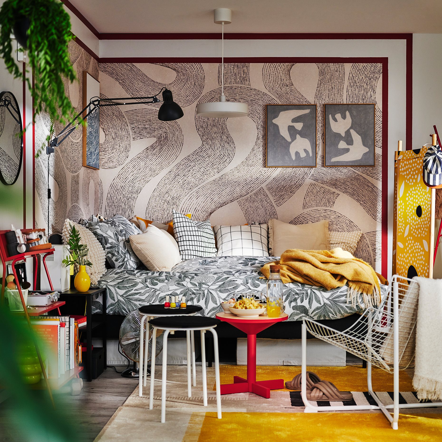 BROKDRACENA, παπλωματοθήκη και 2 μαξιλαροθήκες, 240x220/50x60 cm, 106.057.73