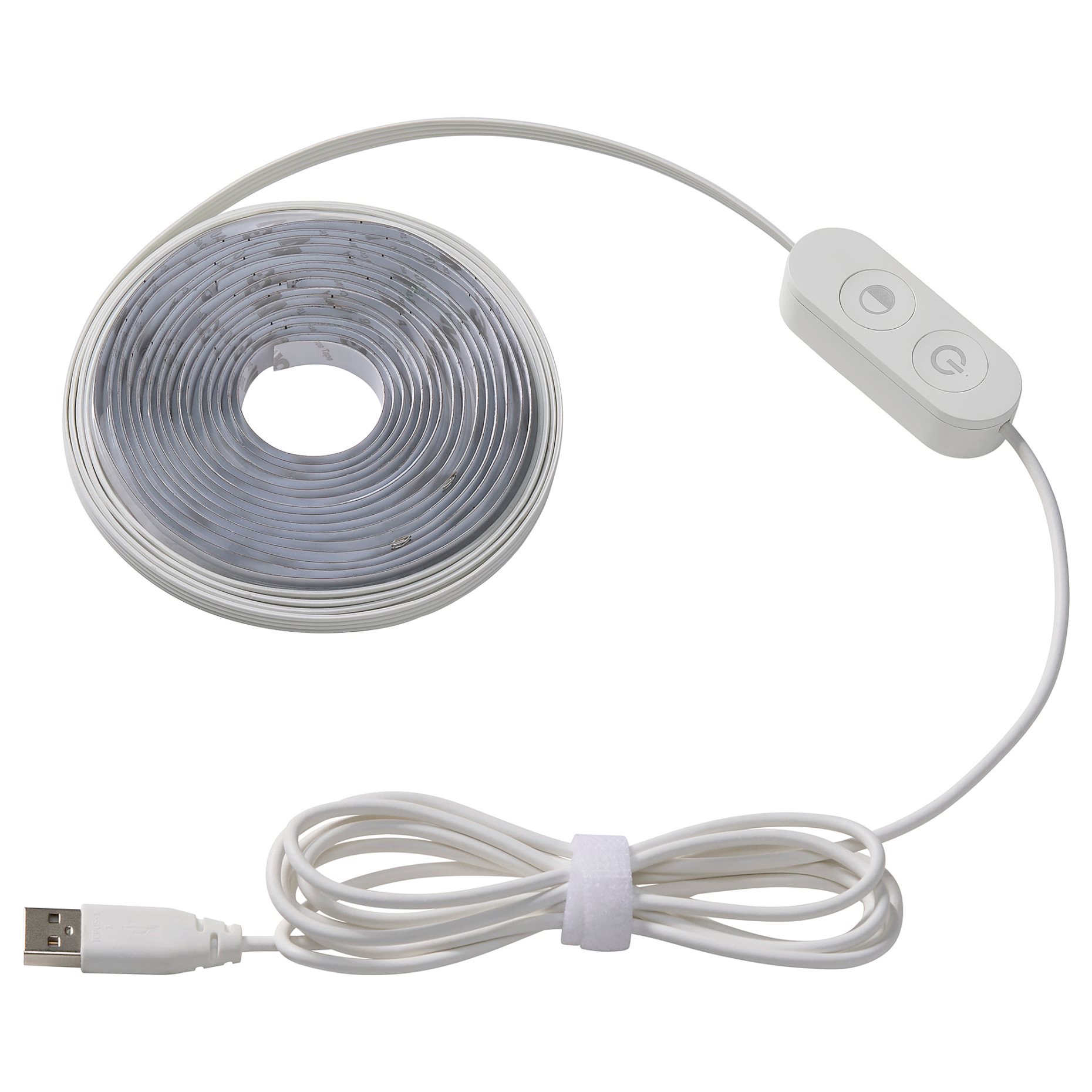 KABBLEKA, lighting strip with built-in LED light source with USB, 3 m, 106.096.67