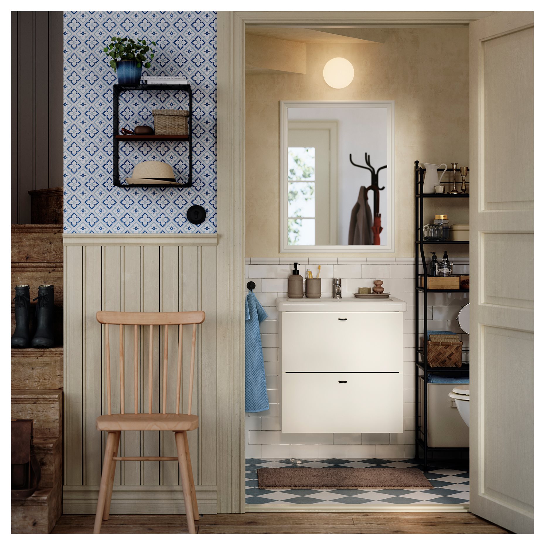 PINGSTSYREN, καθρέφτης, 60x80 cm, 106.100.91